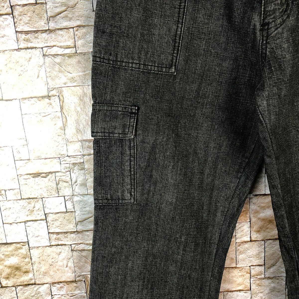 Japanese Brand Style Basic Black vintage Cargo casual Pants #A1141 Size 26" / US 2 / IT 38 - 9 Thumbnail