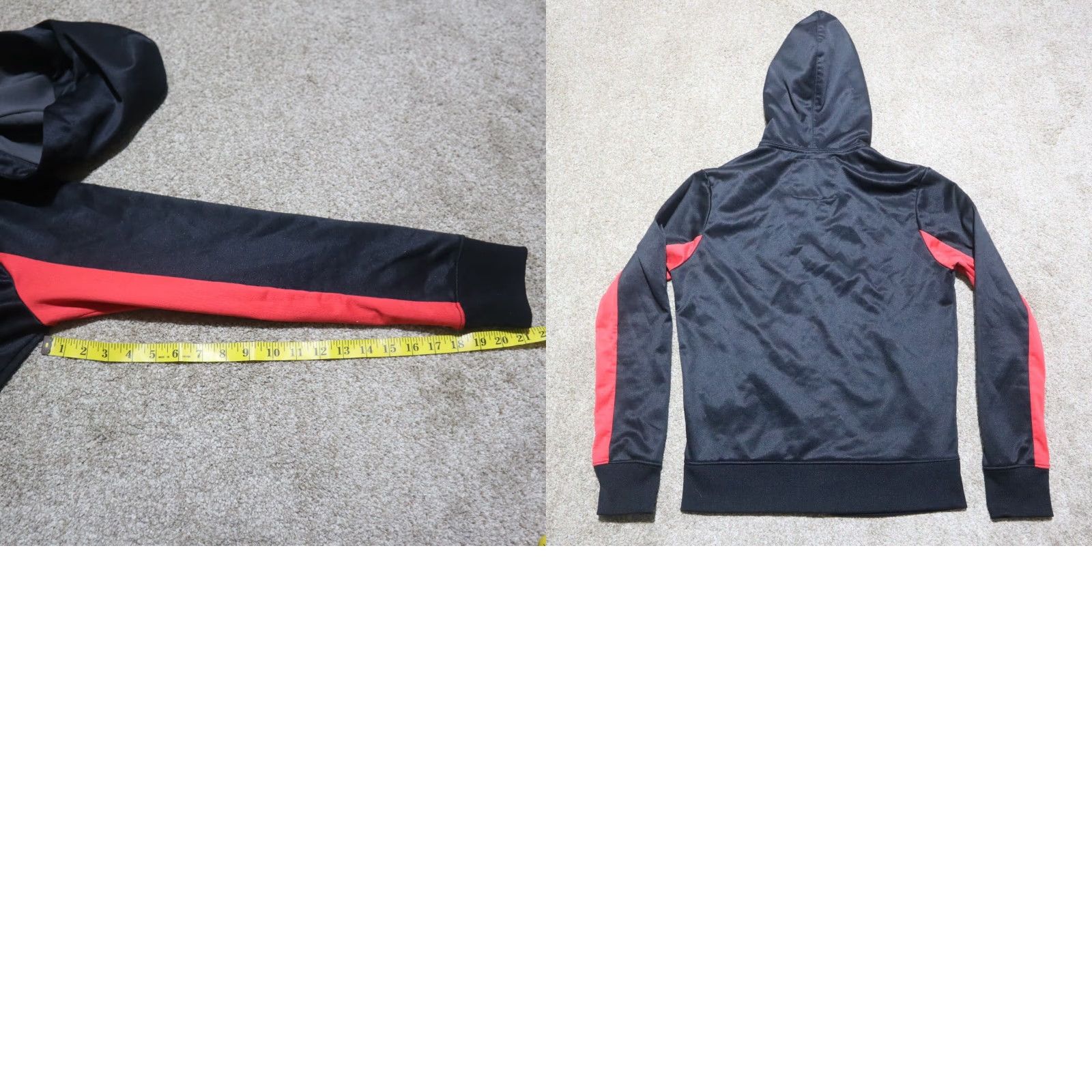 Aeropostale Aeropostale Jacket Women S Black Full Zip Coat with Red Trim Size S Small Size S / US 4 / IT 40 - 8 Thumbnail