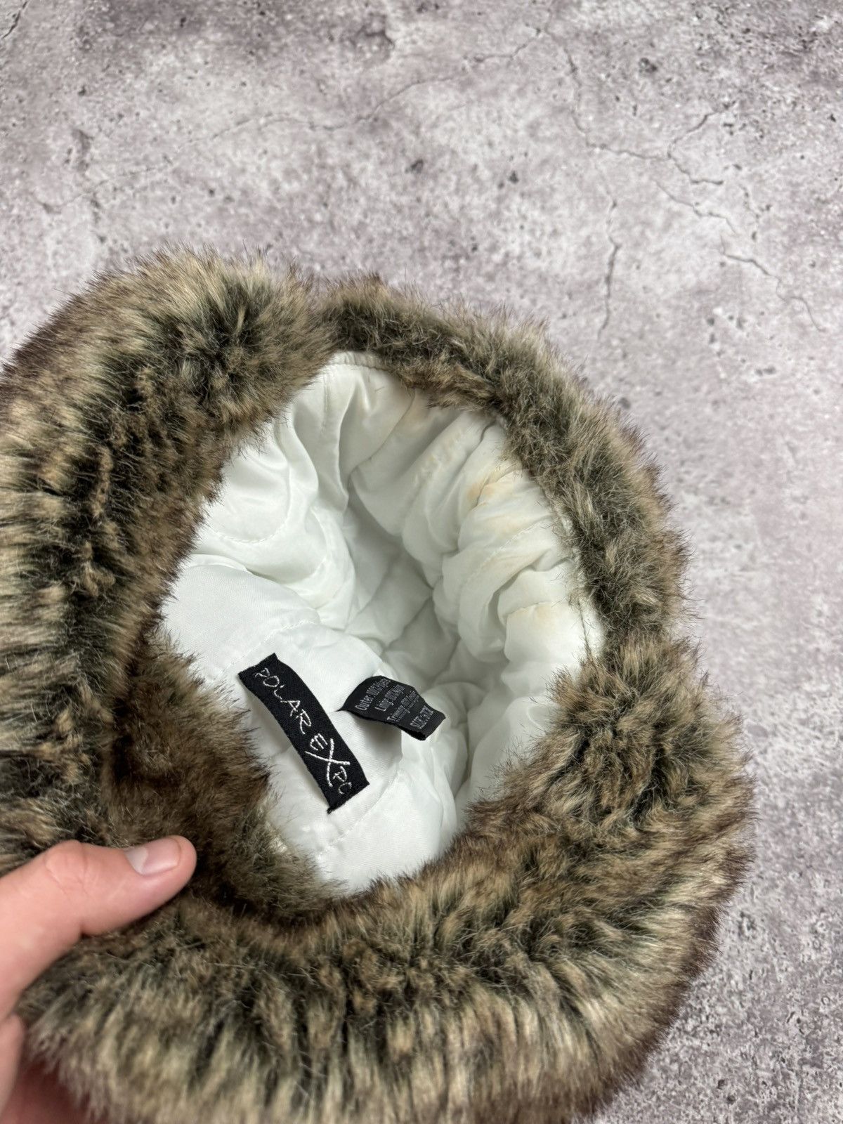 Japanese Brand Y2K Faux Fur Ushanka Vintage Fuzzy Warm Trapper Hat Size ONE SIZE - 7 Thumbnail