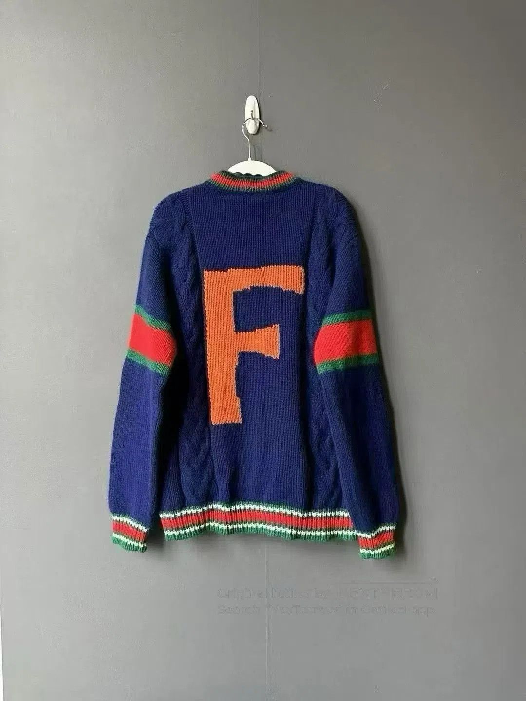 Gucci Guicci Red and Green Cardigan| Size US XS / EU 42 / 0 - 2 Thumbnail