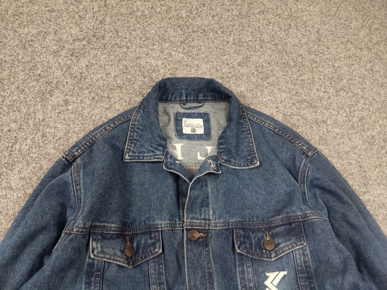 Karl Kani Karl Kani Vintage Logo BLue Button denim Jacket Y2K Style Size US M / EU 48-50 / 2 - 4 Thumbnail