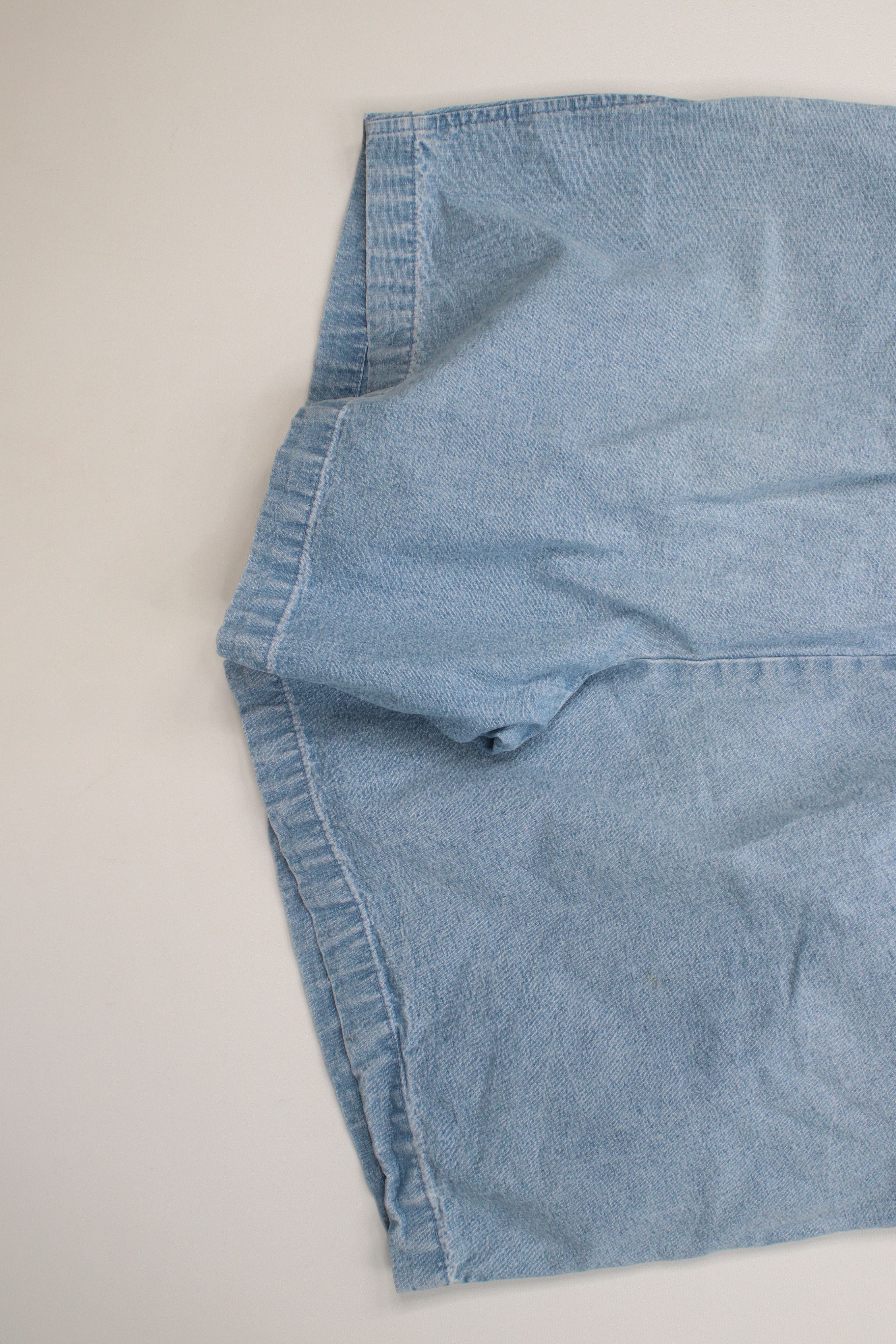 Vintage Vintage 90s Streetwear Denim Above Knee Shorts Blue Cotton Size US 34 / EU 50 - 12 Thumbnail