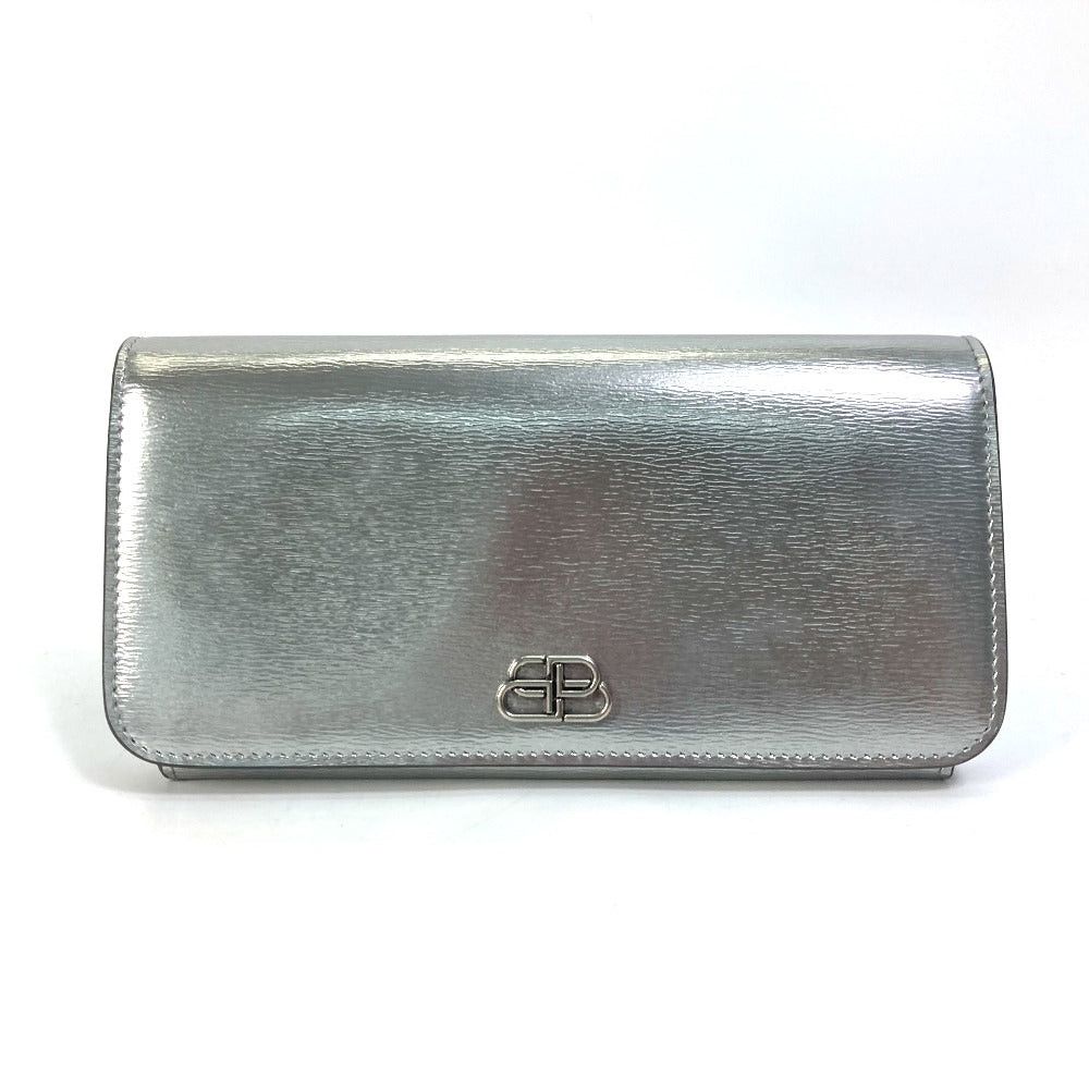 Balenciaga Balenciaga 601479 Long Wallet Bb Logo Folded In Half Leather Men Size ONE SIZE - 1 Thumbnail