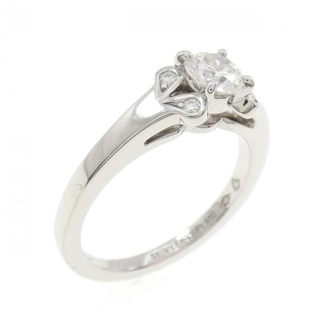 Cartier Cartier Cartier Ballerine PT950 Diamond Ring Size 10.5 Metal Ring DUTY FREE for USA Size ONE SIZE - 1 Thumbnail
