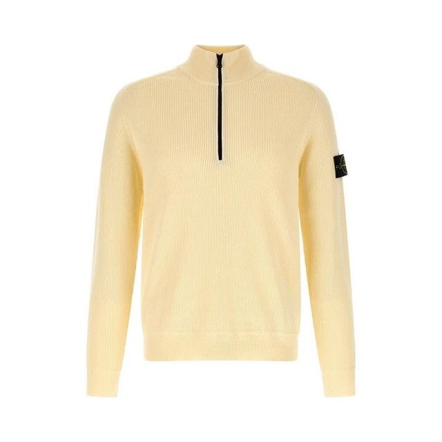 STONE ISLAND Beige Cotton Sweater New & Authentic (Men's siz