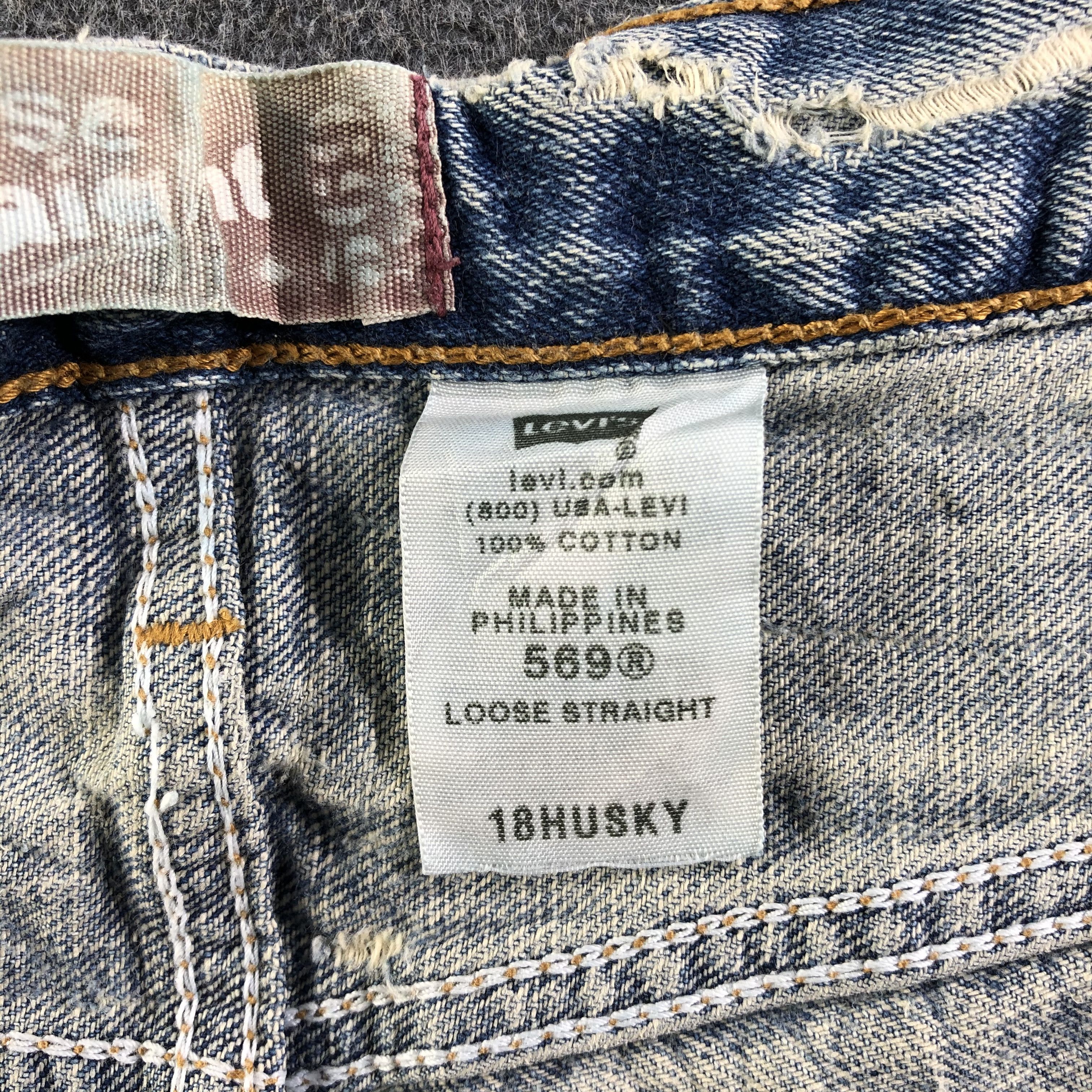 Levi's Vintage Levis 569 Jeans-J4259 Size US 35 - 12 Thumbnail