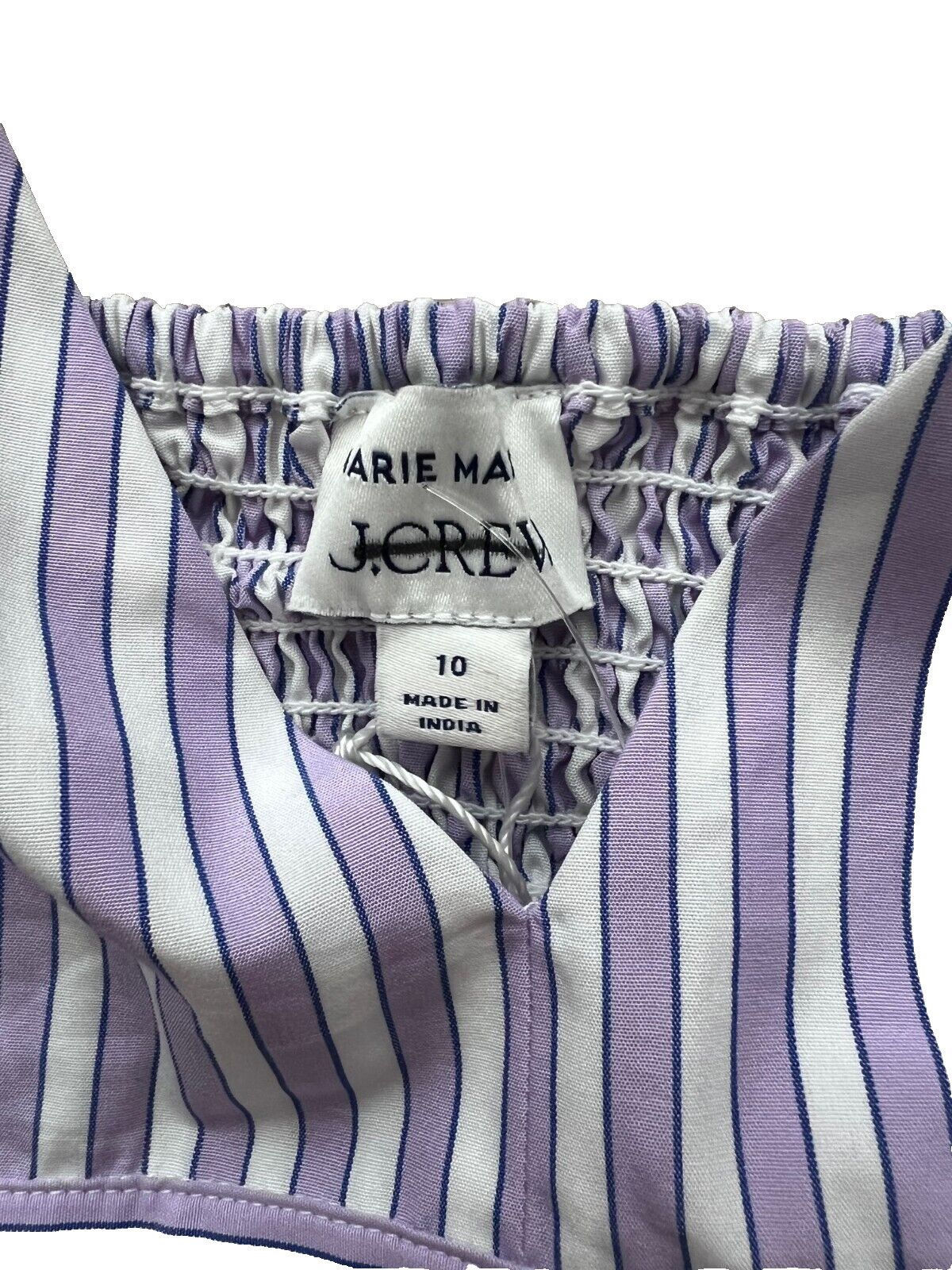 J.Crew Marie Marot X J.Crew Bralette Top Thomas Mason Poplin ( 10 ) Size L / US 10 / IT 46 - 3 Thumbnail