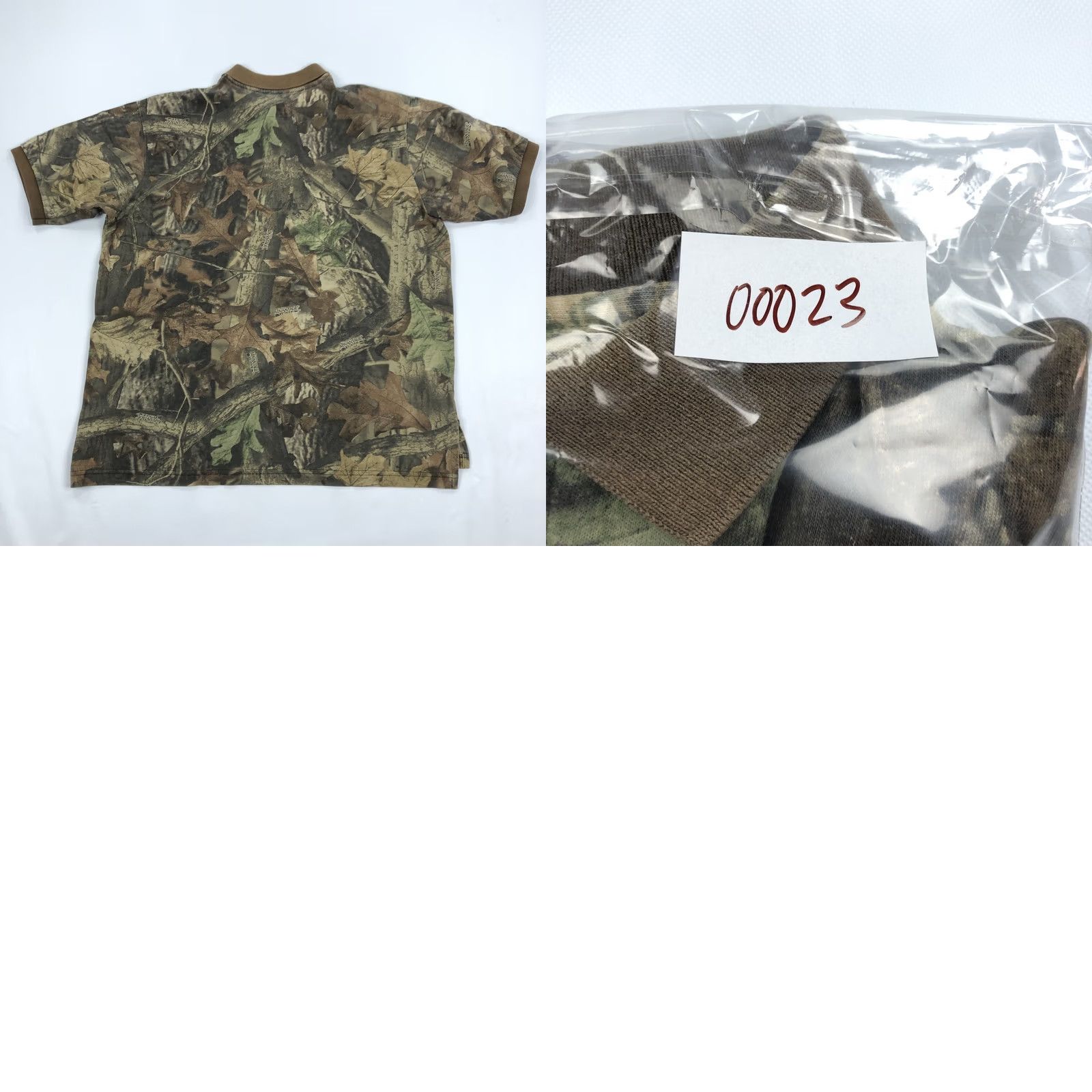 Vintage Duxbak Polo Shirt Men XL Camouflage Short Sleeve Button Collar Knit Cotton Blend Breathable Advantage Timber Hunting Outdoor Casual Camouflage Pattern Size US XL / EU 56 / 4 - 8 Thumbnail