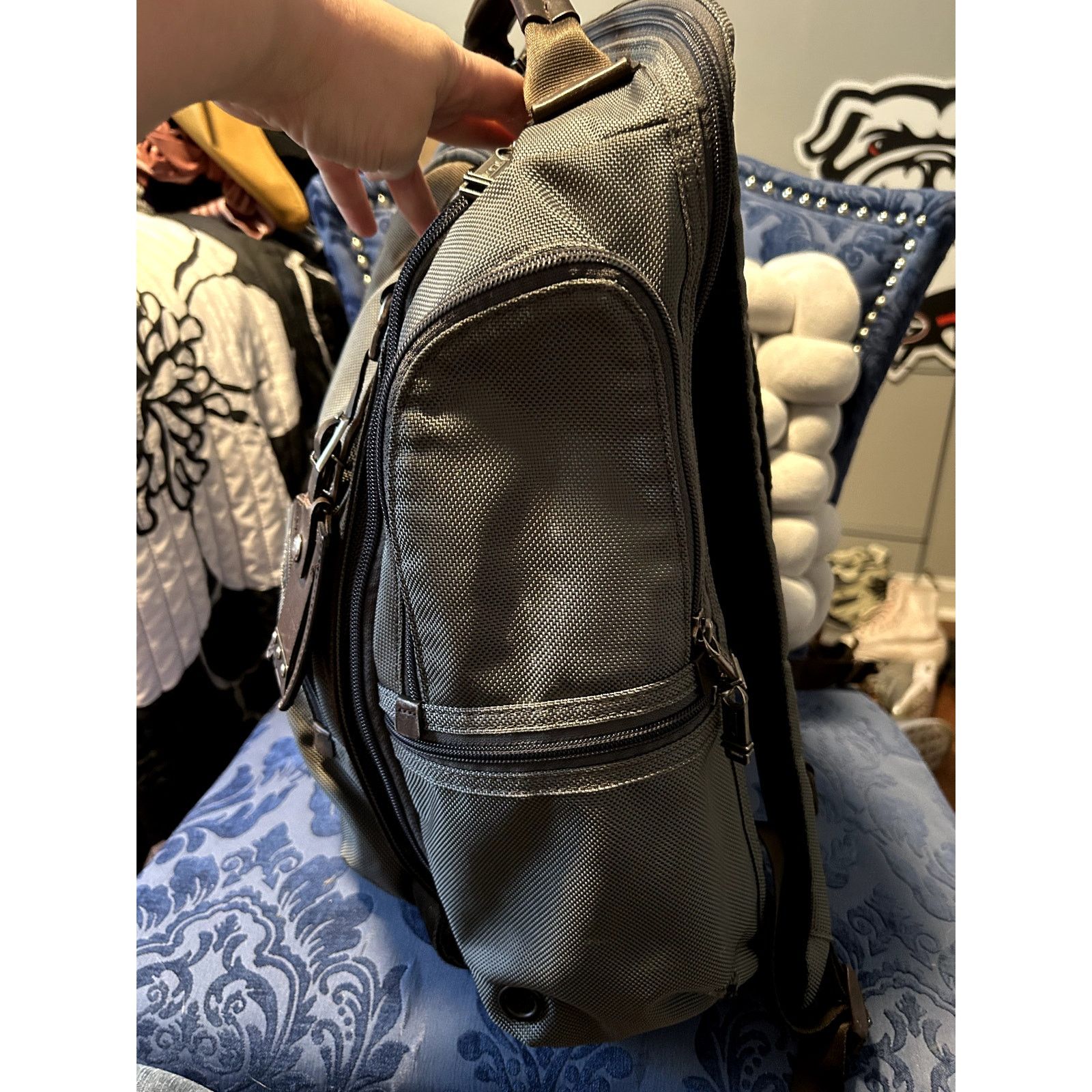 Tumi Tumi Alpha Bravo Backpack Grey Brown Size ONE SIZE - 7 Thumbnail