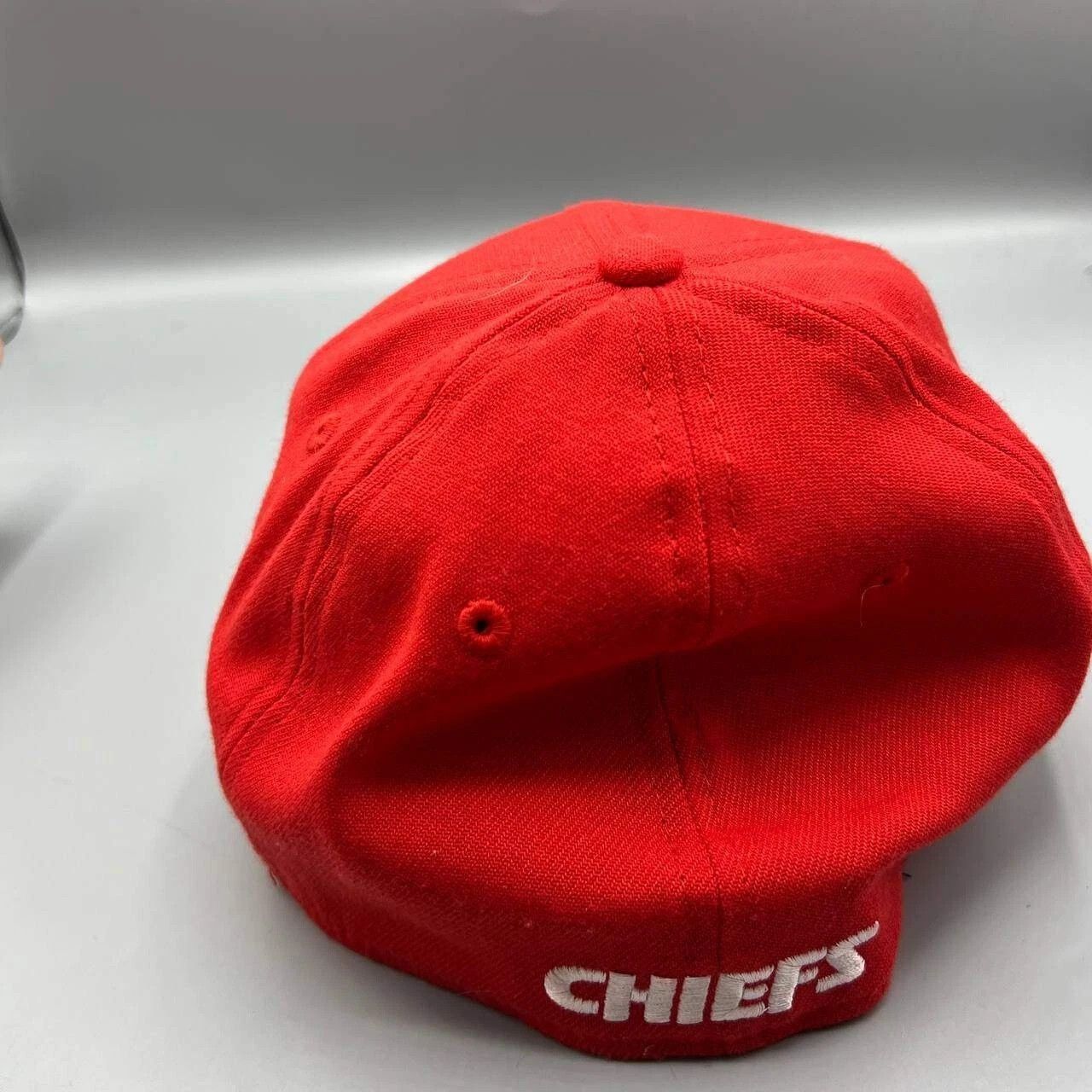 New Era Kansas City Chiefs Hat Men Medium-Large MLB Stretch Fitted Size ONE SIZE - 6 Thumbnail