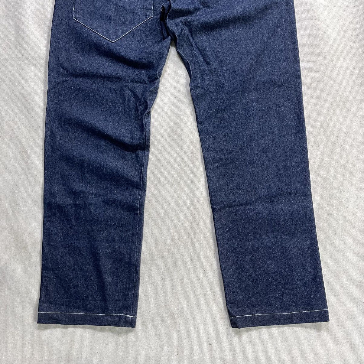 Designer Casper John Drop Crotch Pocket Cinch Back Denime Jeans Size US 32 / EU 48 - 7 Thumbnail