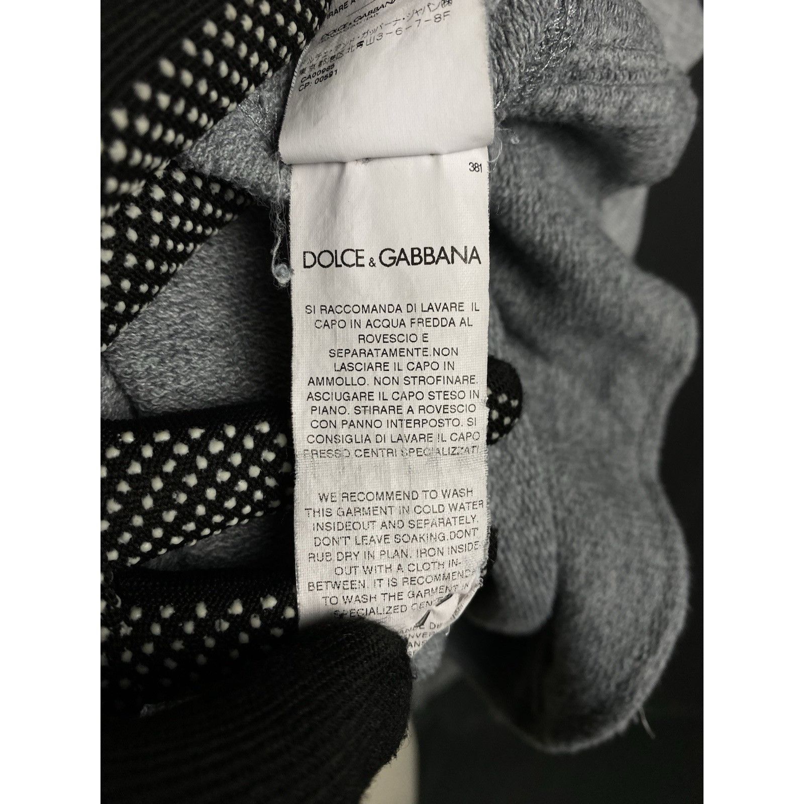 Dolce & Gabbana Dolce&Gabbana Muhammad Ali Men's Gray Hoodie Sweater Size 50 Size US M / EU 48-50 / 2 - 13 Thumbnail