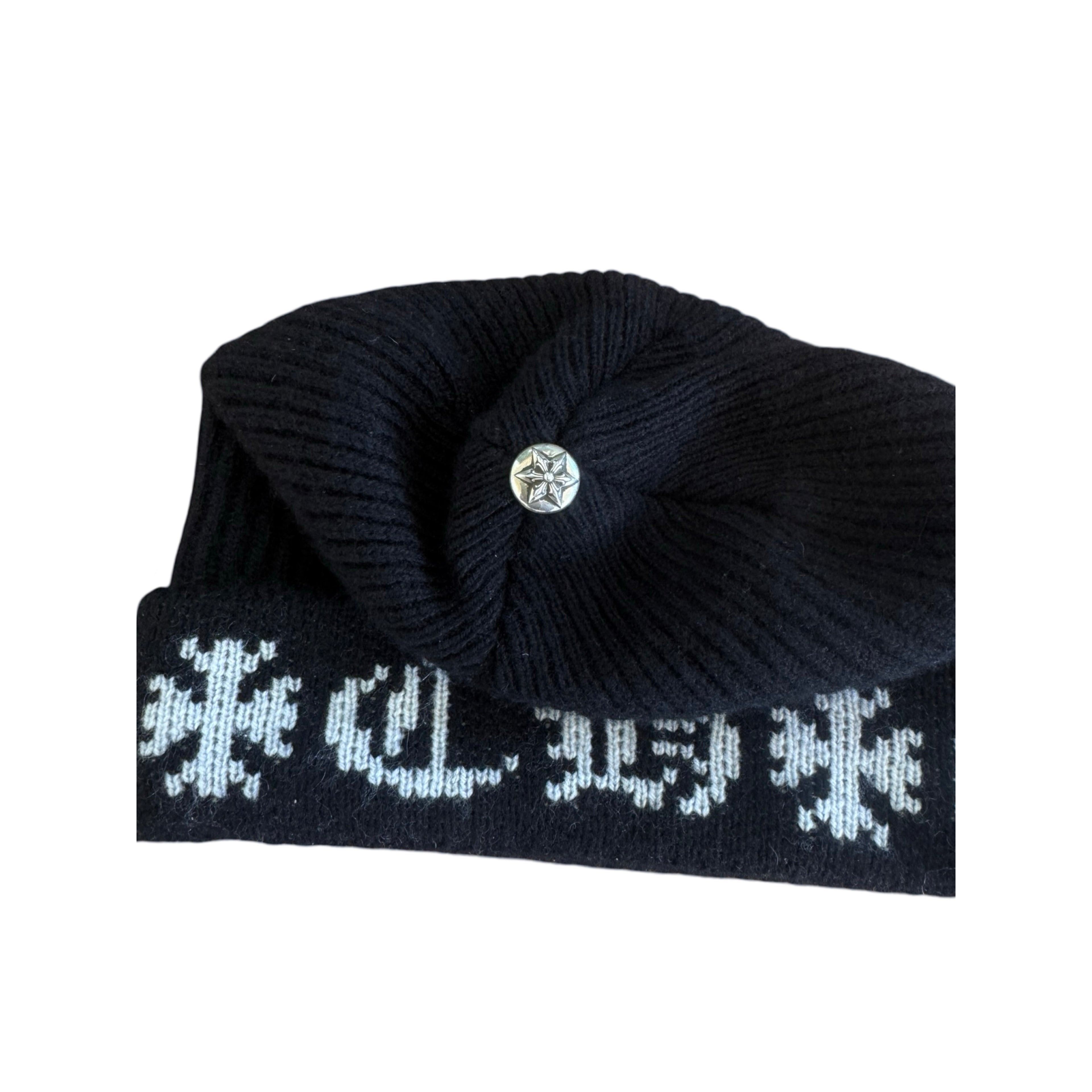 Chrome Hearts CH Big Daddy Cashmere Beanie Size ONE SIZE - 5 Thumbnail
