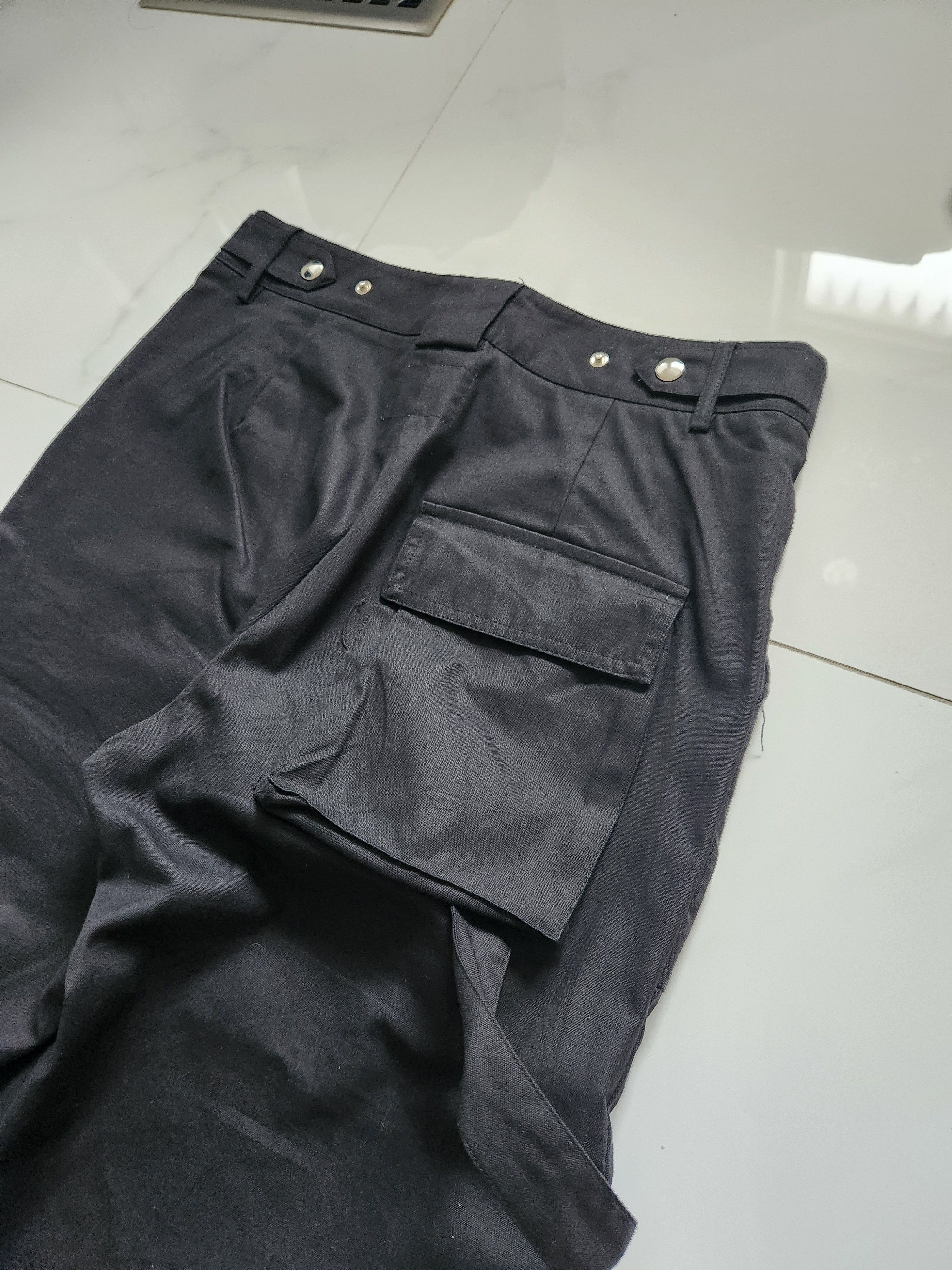 (di)vision (di)vision Black Knee Patch Trousers Size US 32 / EU 48 - 3 Thumbnail