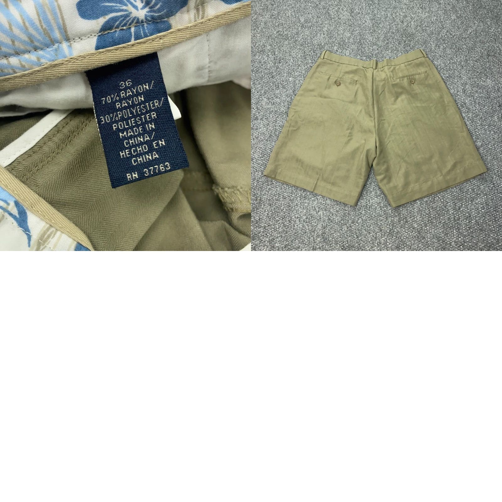 Ocean Pacific VINTAGE Ocean Pacific Shorts Size 36 Beige Beach Pleated Chino Relaxed Mens Size US 36 / EU 52 - 8 Thumbnail