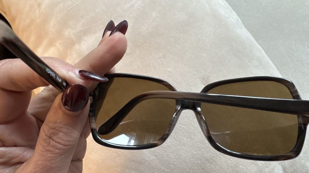 Kate Spade KATE SPADE Brown oversized sunglasses yellow lenses Size ONE SIZE - 8 Thumbnail
