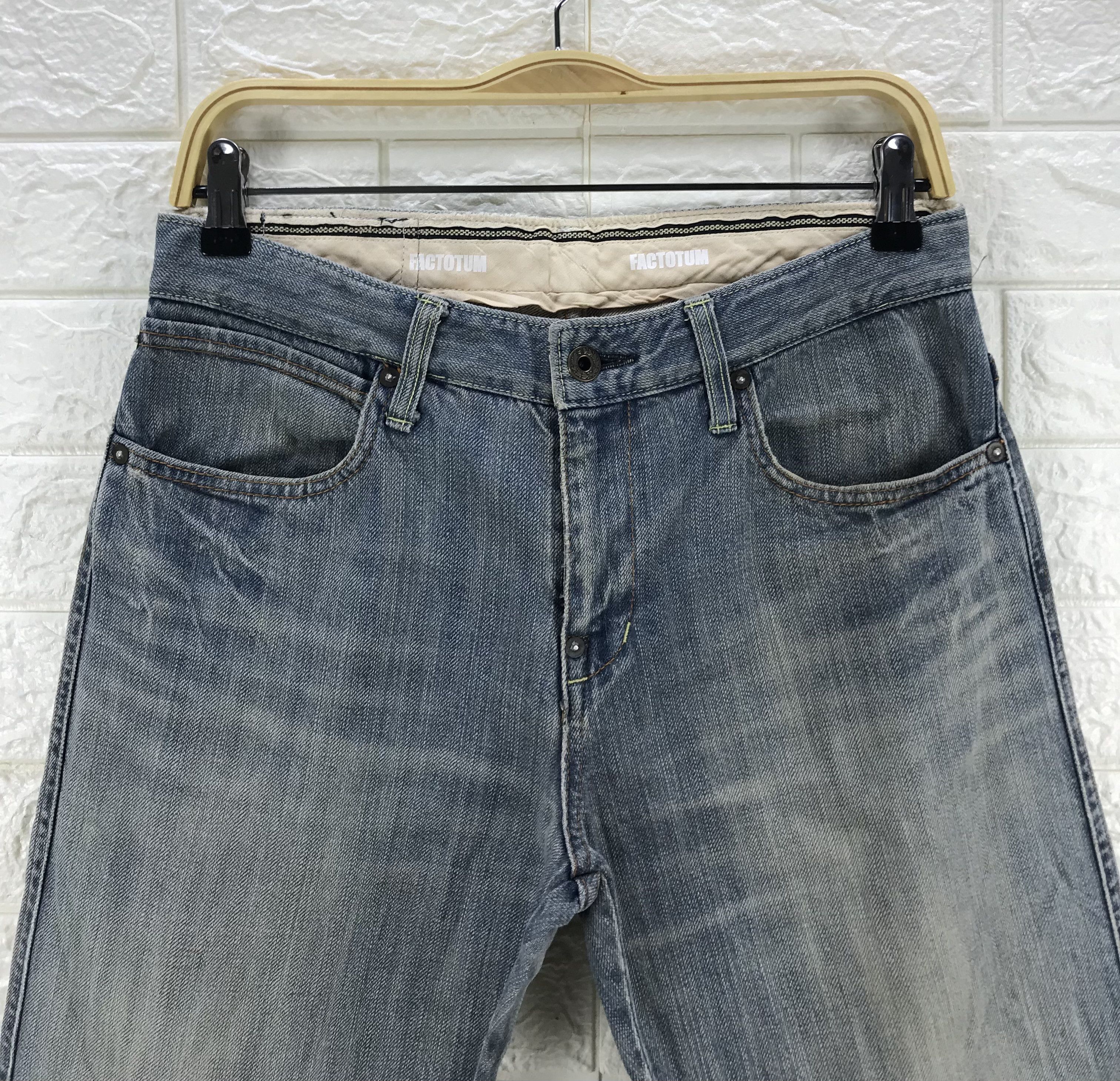 FACTOTUM Vintage Factotum Japanese Faded Blue Jeans Size US 31 - 2 Thumbnail