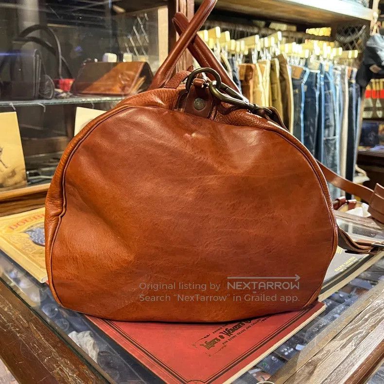 RRL Ralph Lauren RRL Ralph Lauren Full leather Boston travel bag shoulder b Size ONE SIZE - 2 Thumbnail