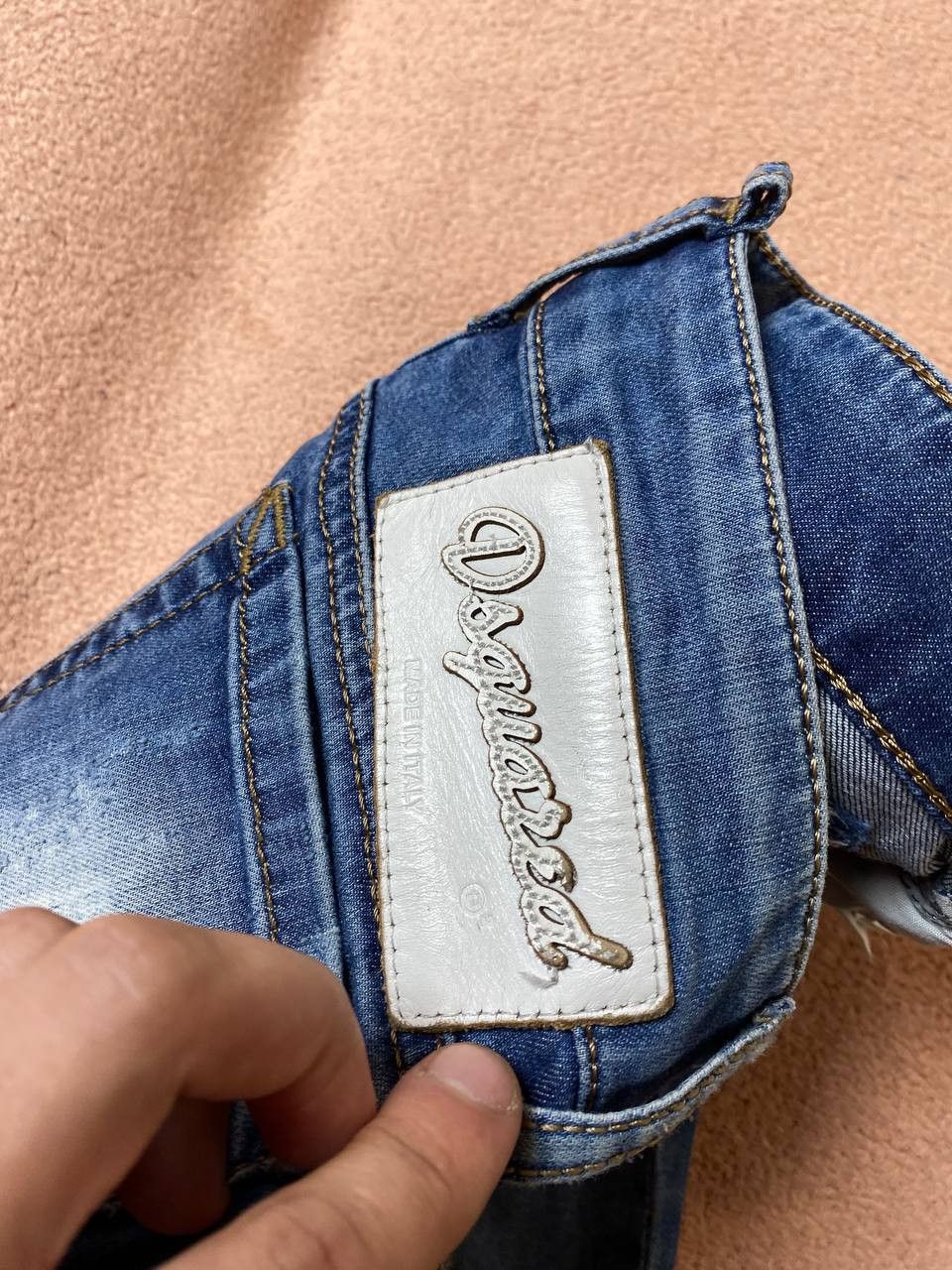 Dsquared2 × Vintage Vintage Distressed Washed Jeans Size 27" / US 4 / IT 40 - 4 Thumbnail