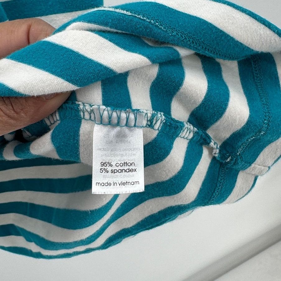 Other Venezia teal white striped polo shirt size 26/28 casual Size 3XL / US 20-22 - 4 Thumbnail