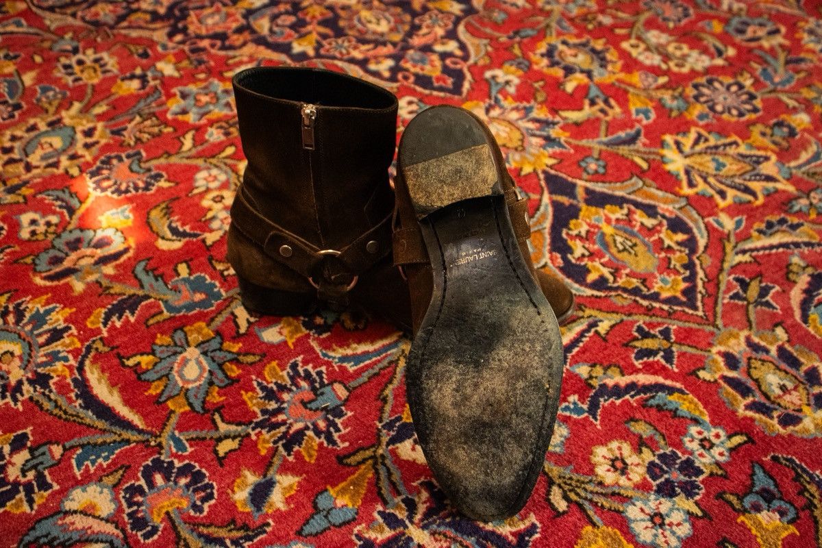 Hedi Slimane Saint laurent wyatt boots (dark brown) by hedi slimane - 42 Size US 9 / EU 42 - 3 Thumbnail