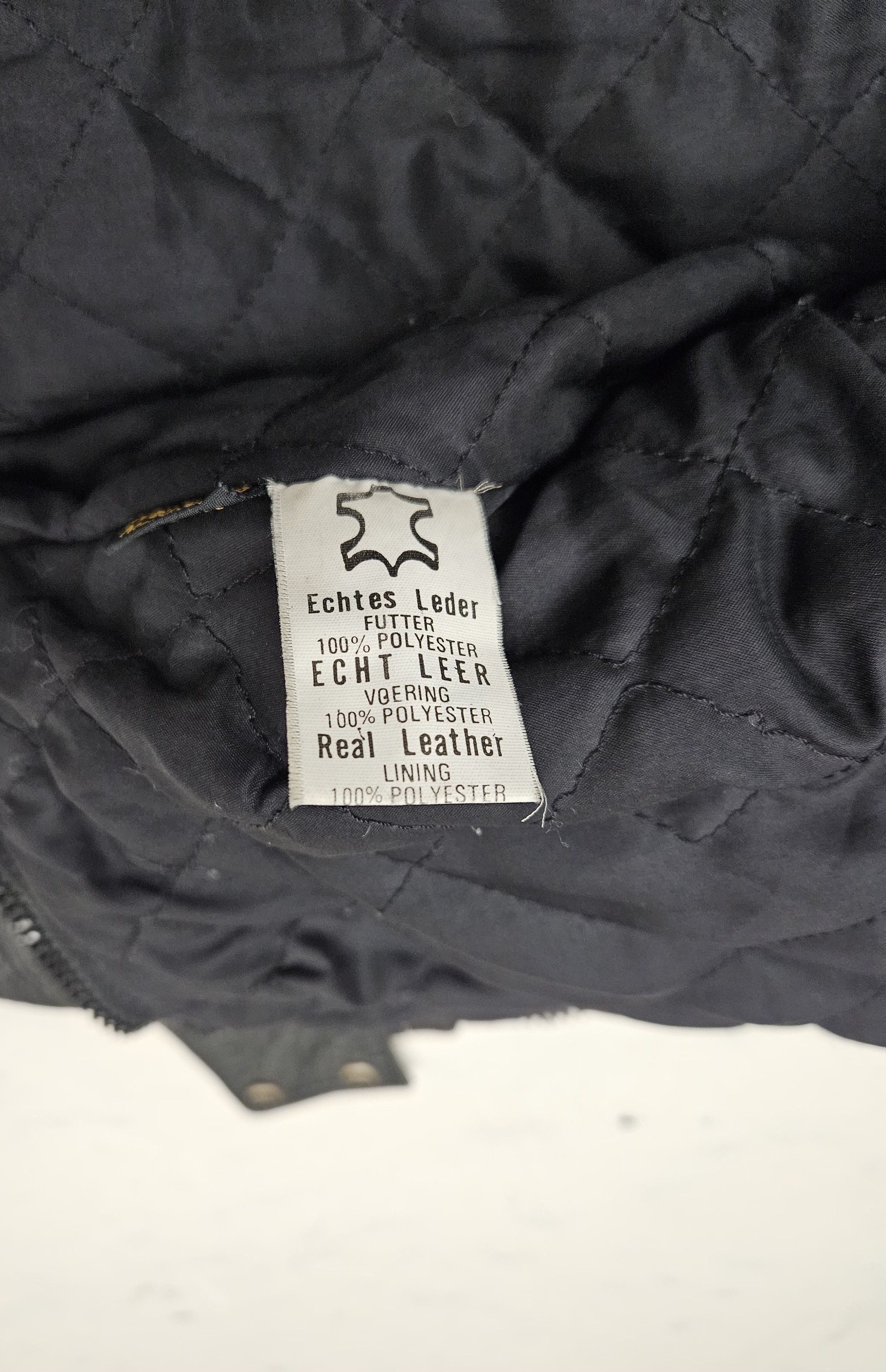 Genuine Leather × Vintage Vintage distressed biker racing leather jacket Size US S / EU 44-46 / 1 - 21 Thumbnail