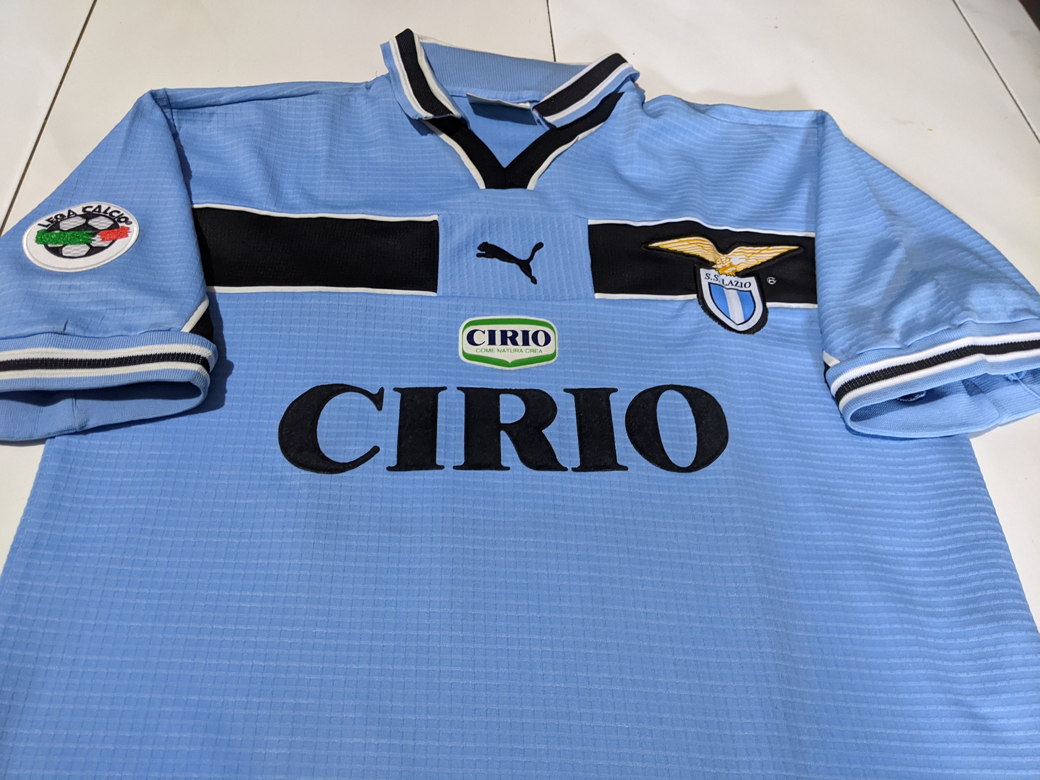 Puma Lazio 1998-99 home Pavel Nedved Jersey football shirt Size US M / EU 48-50 / 2 - 5 Thumbnail