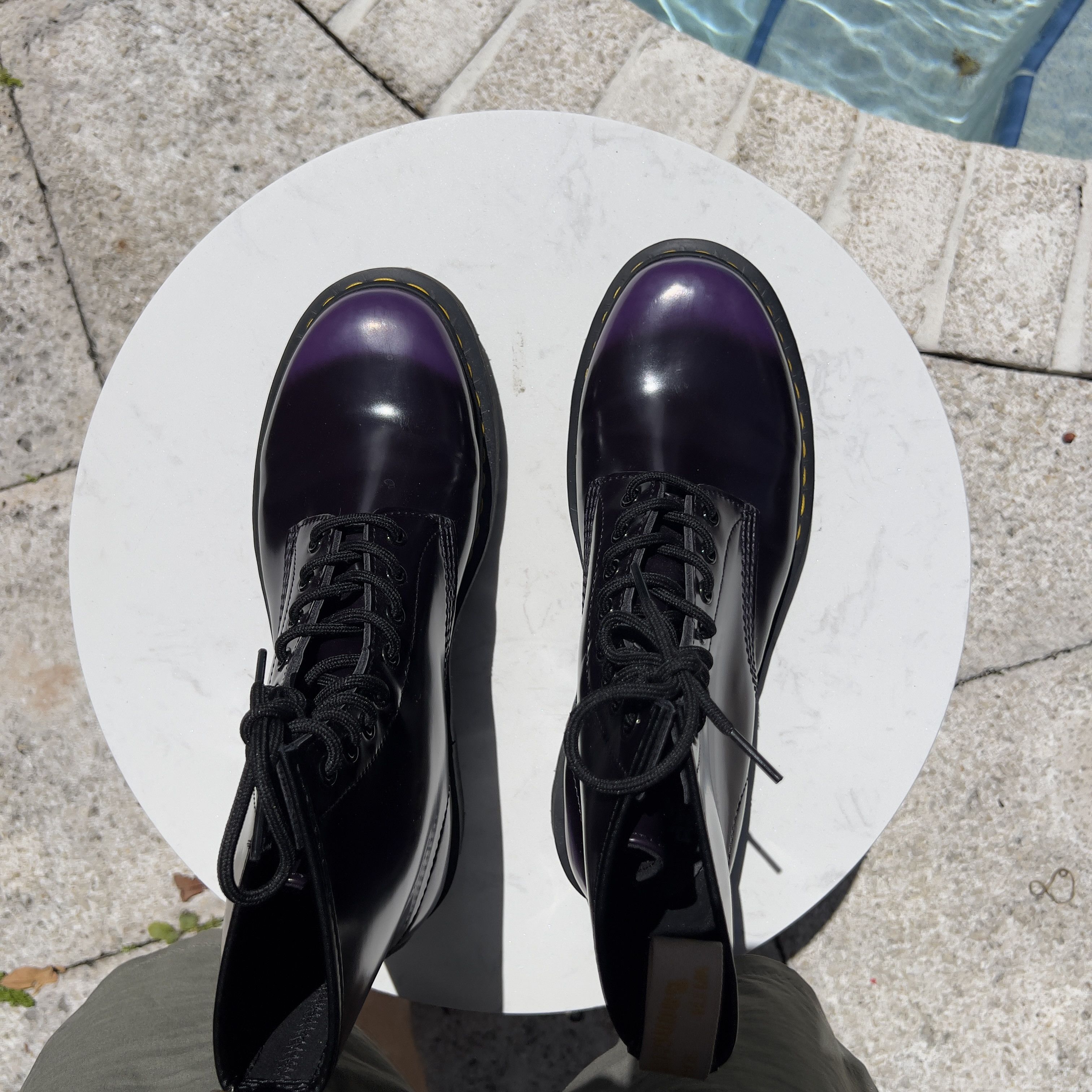 Dr. Martens Dr. Martens 1460 Pascal 8-Eye Boots - Purple Size US 11 / EU 44 - 4 Thumbnail