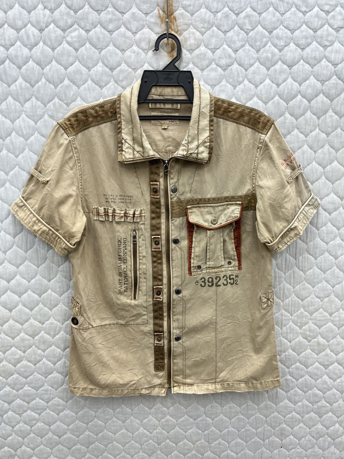 Avirex 🔥STEALS🔥 AVIREX MILITARY ZIPPER SHIRTS Size US M / EU 48-50 / 2 - 1 Thumbnail