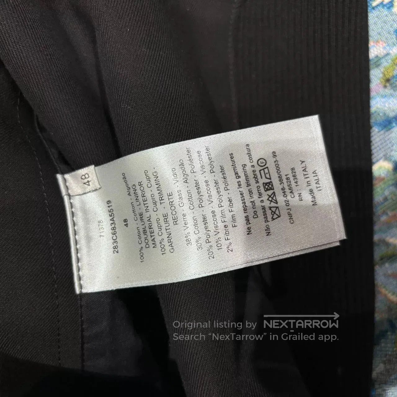 Dior dior x travis scott black embroidered sweatshirt. Size US L / EU 52-54 / 3 - 5 Thumbnail