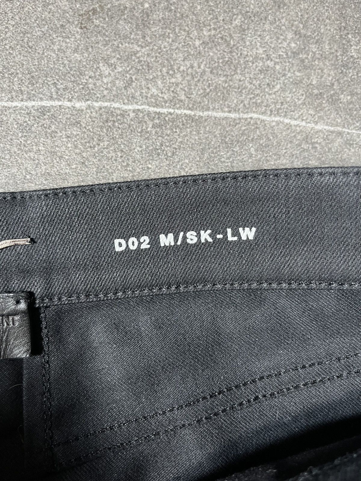 Saint Laurent Paris Saint Laurent Leather Panel Zipper Denim Size US 29 - 11 Thumbnail