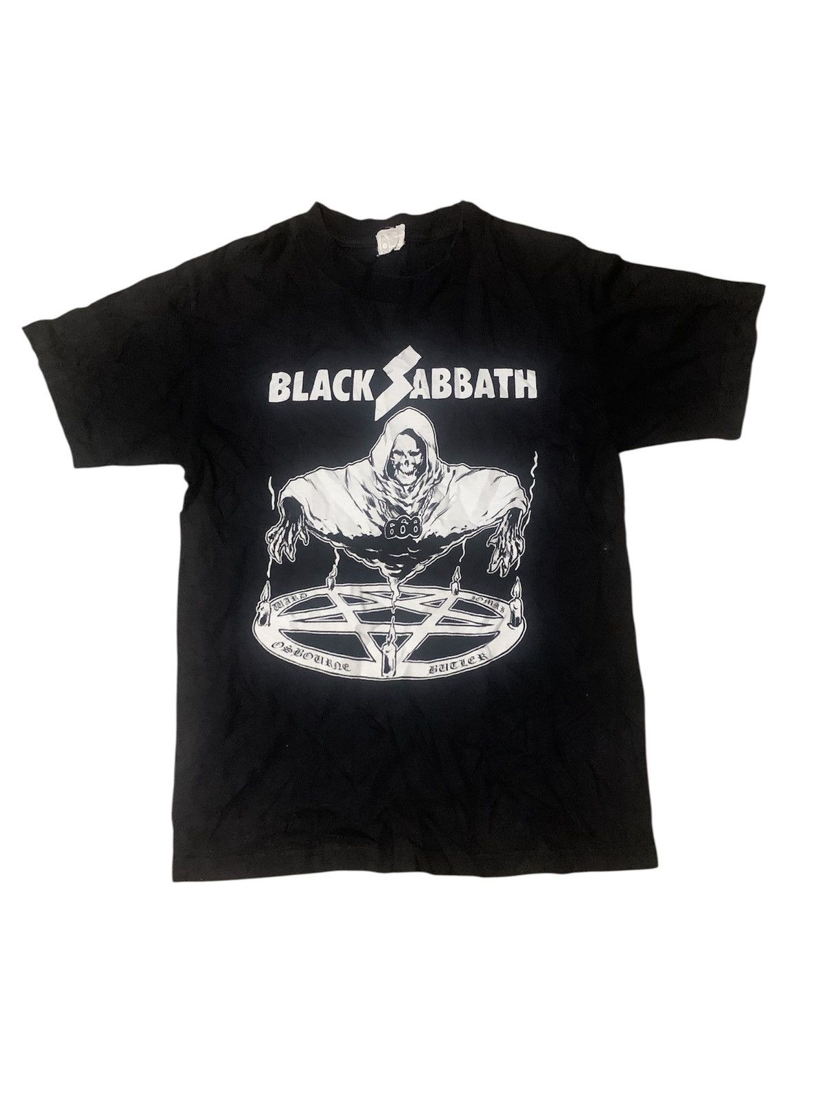 Vintage Y2K Black Sabbath 666 Reaper Promo Tee