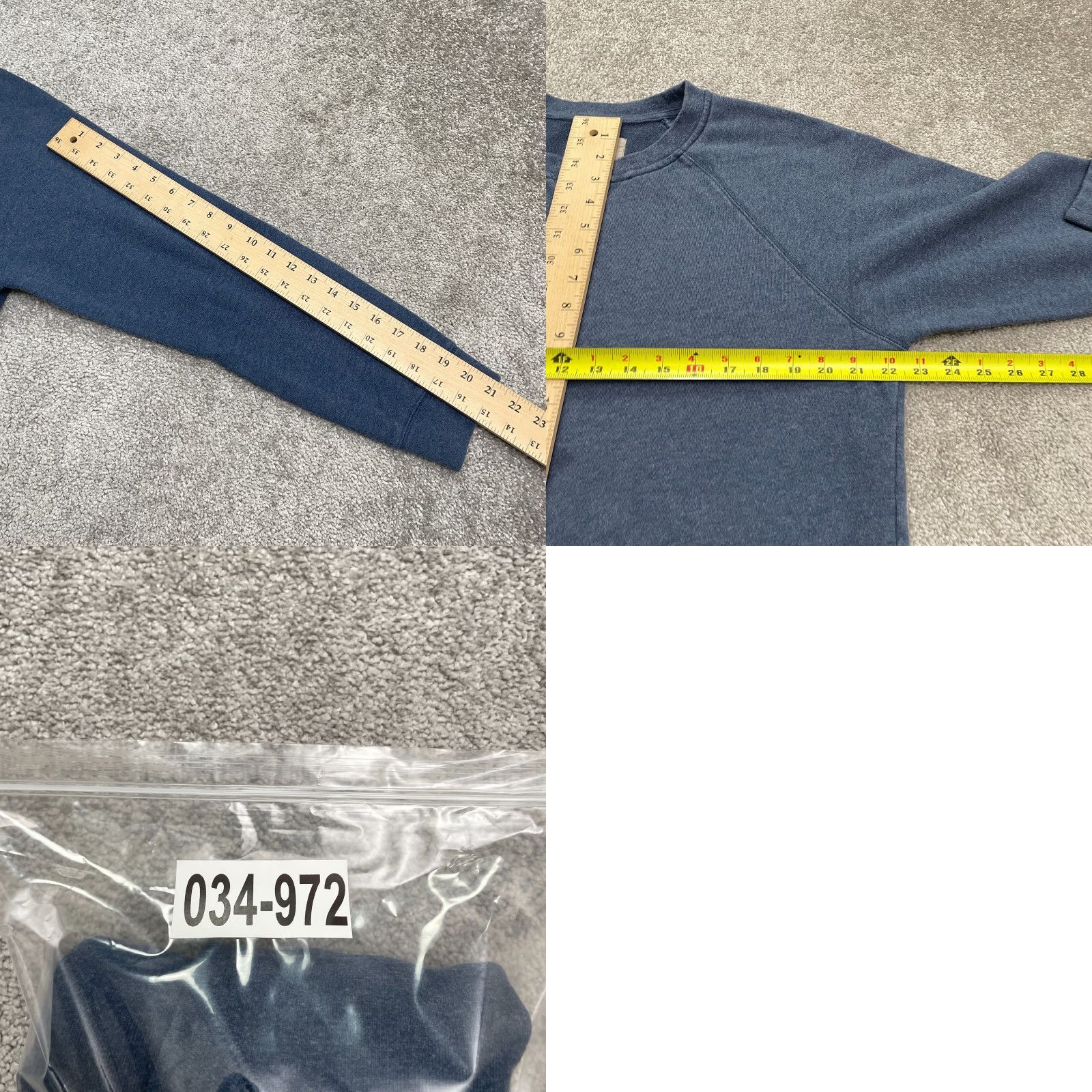Everlane VINTAGE Everlane Pullover Sweatshirt Men Large Blue Crew Neck Casual Preppy All Seasons Size US L / EU 52-54 / 3 - 8 Thumbnail