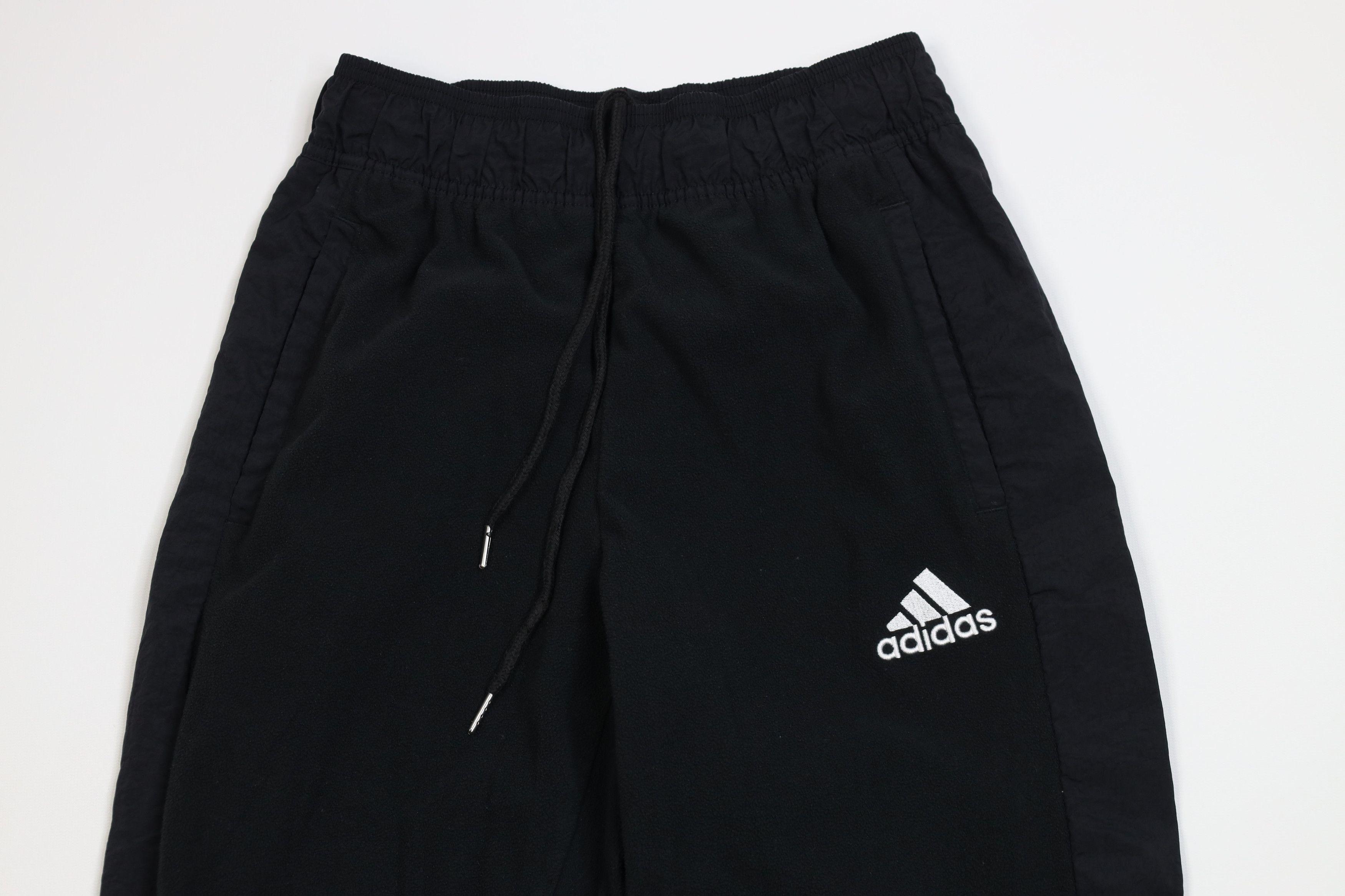 Adidas Vintage Y2K Adidas Spell Out Fleece Sweatpants Joggers Black Size US 32 / EU 48 - 2 Thumbnail