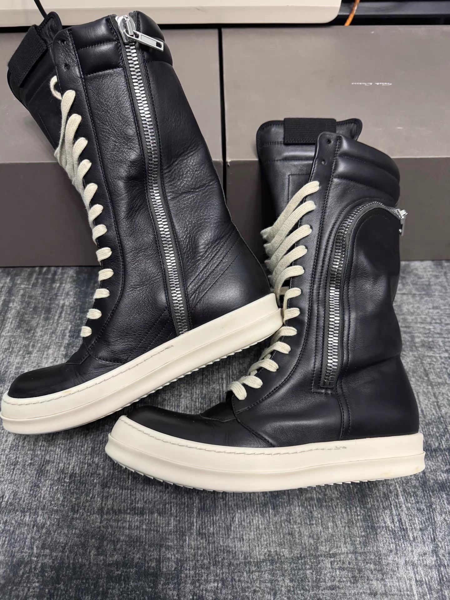 Rick Owens Rick Owens Cargo Basket High Top Boots Size US 9 / IT 39 - 3 Thumbnail