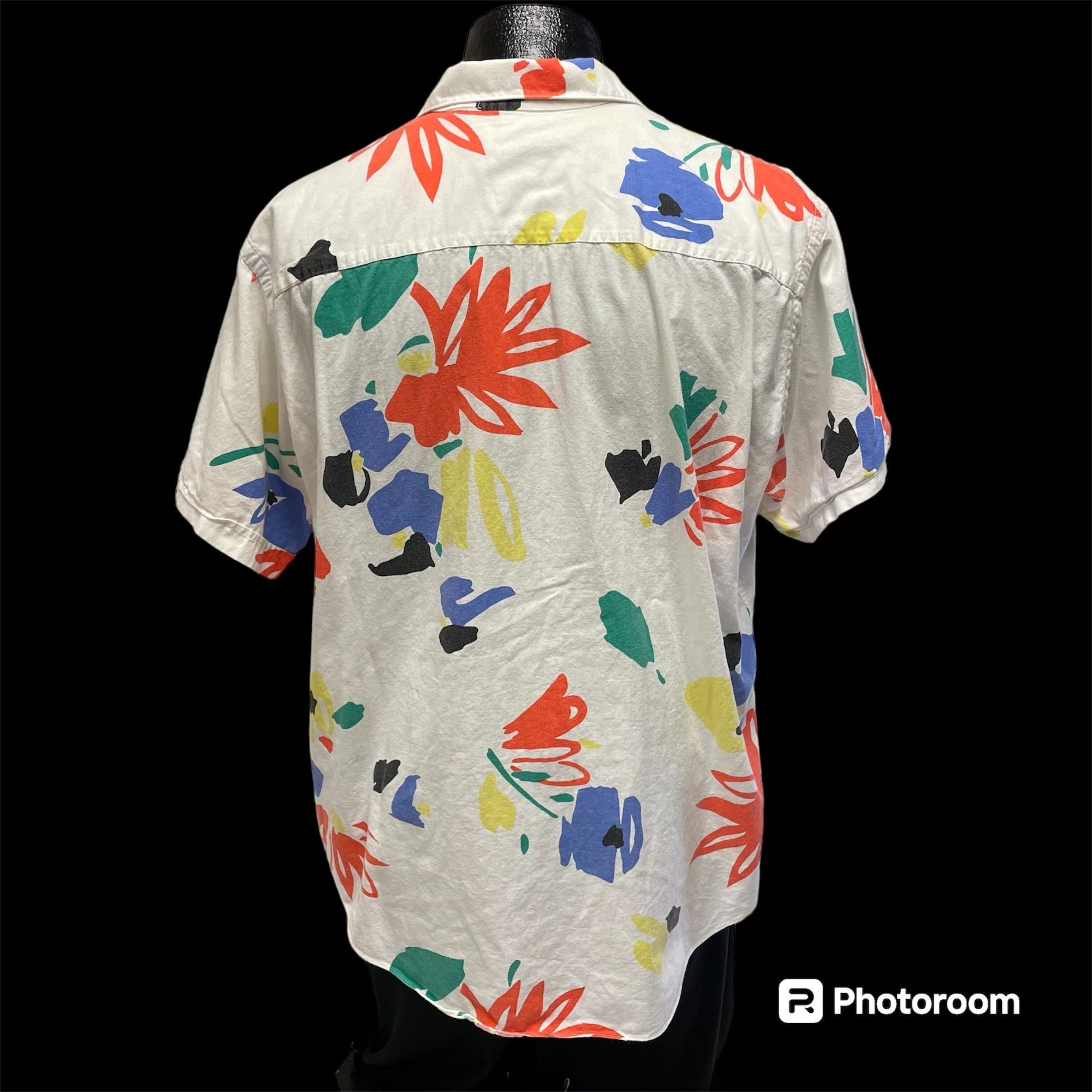 Other 80’s Basic White NEON Floral HAWAIIAN Multicolor Tro Size US XL / EU 56 / 4 - 3 Thumbnail