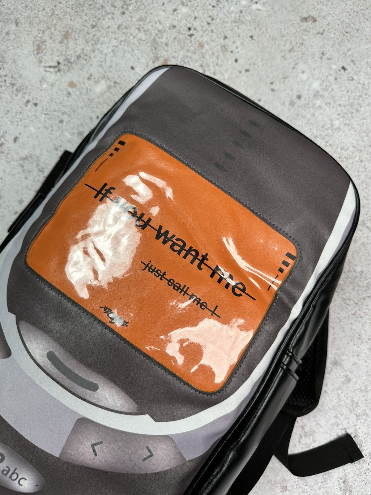 If Six Was Nine Mobile Phone Backpack bag “If you want me just call me” Size ONE SIZE - 5 Thumbnail