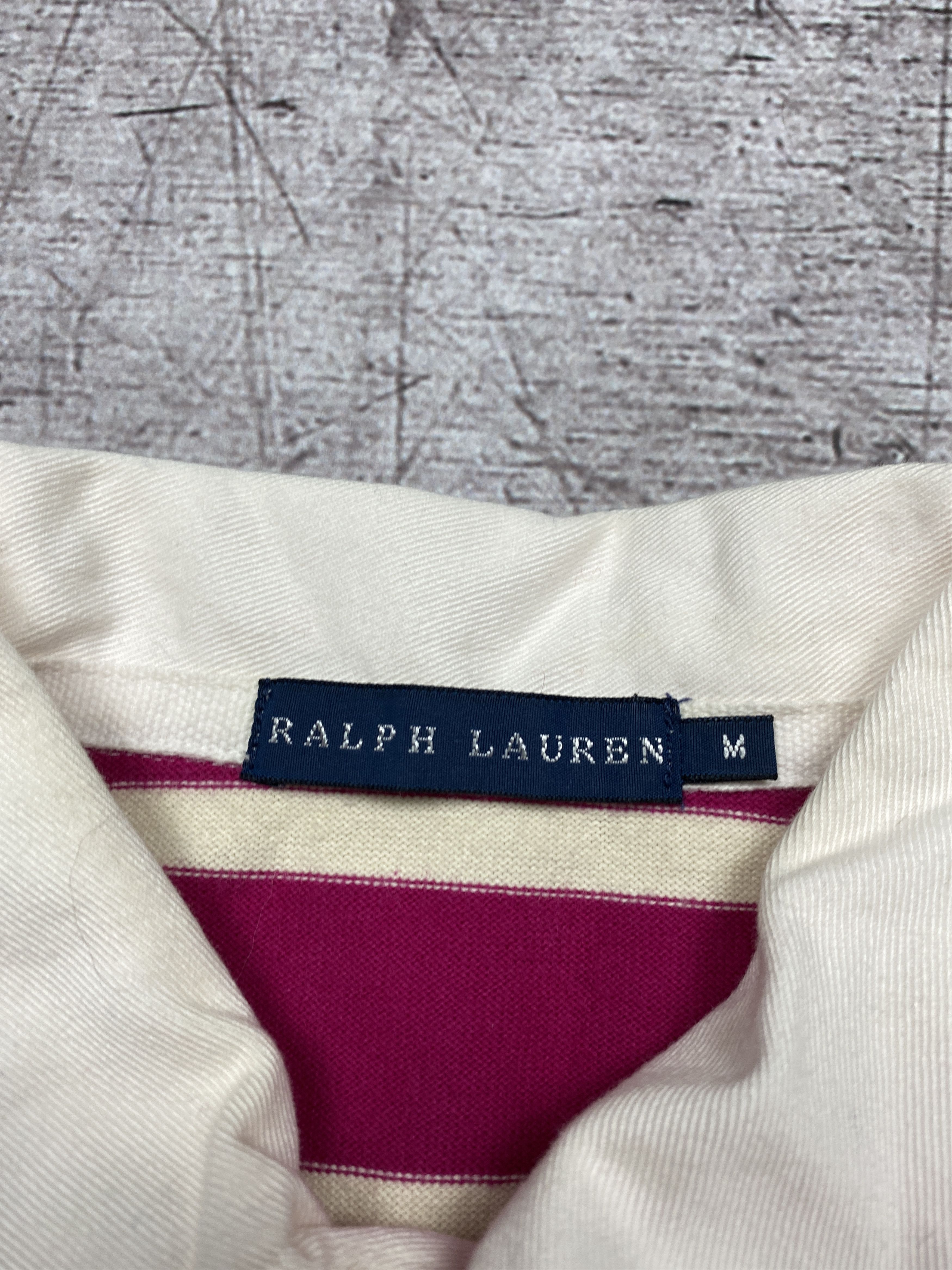 Polo Ralph Lauren × Ralph Lauren Polo Ralph Lauren Womens Long Sleeve Rugby Polo Shirt Size M / US 6-8 / IT 42-44 - 5 Thumbnail