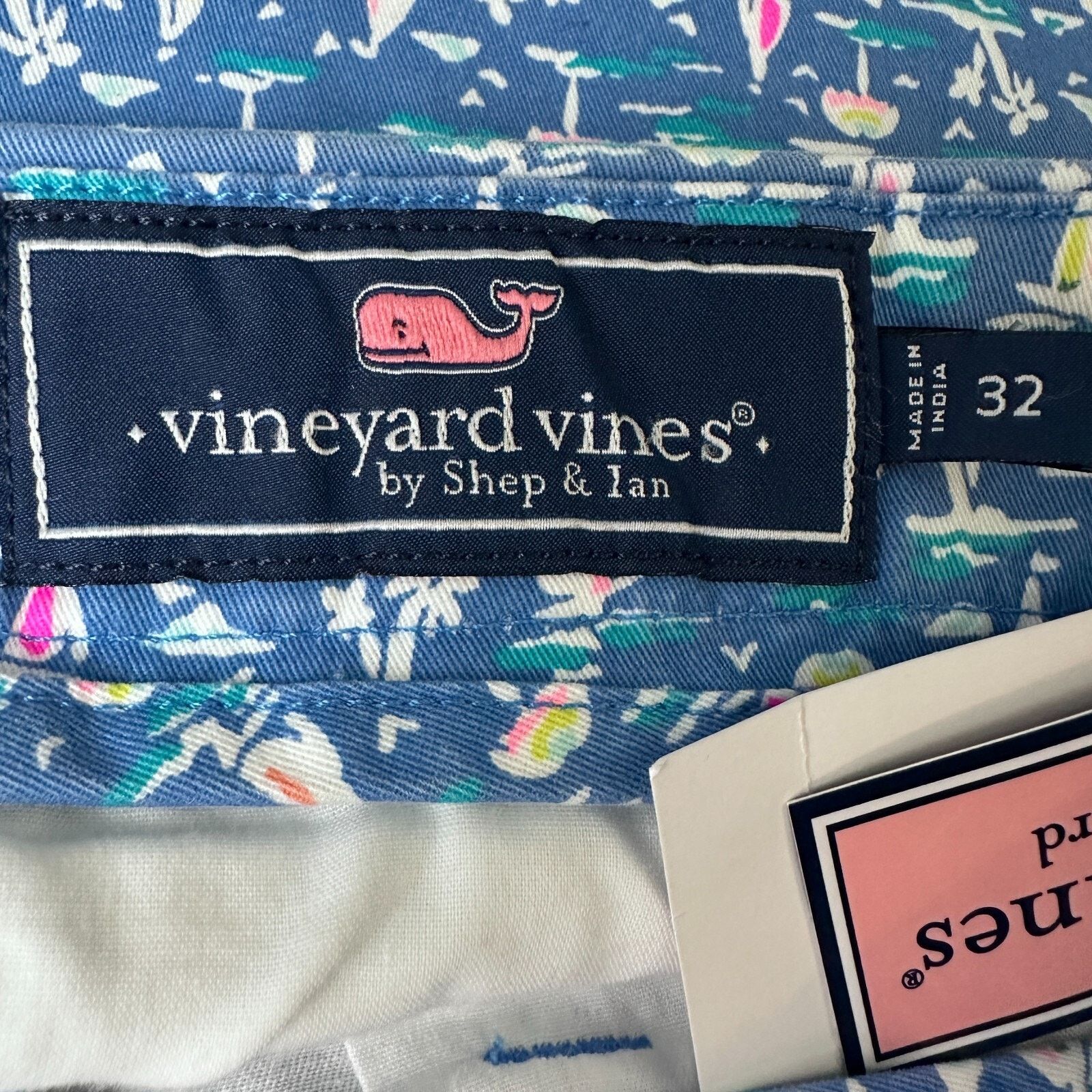 Vineyard Vines Vineyard Vines 7” Breaker Short Men’s 32 Blue AOP Cotton New Size US 32 / EU 48 - 6 Thumbnail