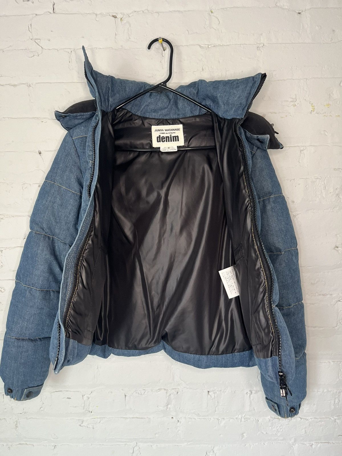 Junya Watanabe AD2015 Junya Watanabe CDG Denim Puffer Coat Size XS / US 0-2 / IT 36-38 - 4 Thumbnail
