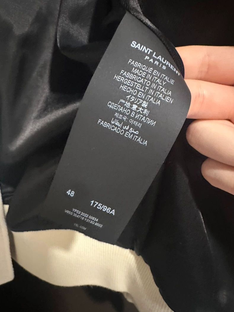 Saint Laurent Paris Saint Laurent Paris white Teddy jacket 2505-Nextarrow Size US M / EU 48-50 / 2 - 5 Thumbnail