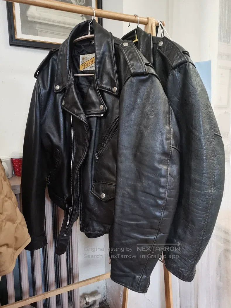 Schott Schott 118 Locomotive leather jacket Size US XL / EU 56 / 4 - 2 Thumbnail