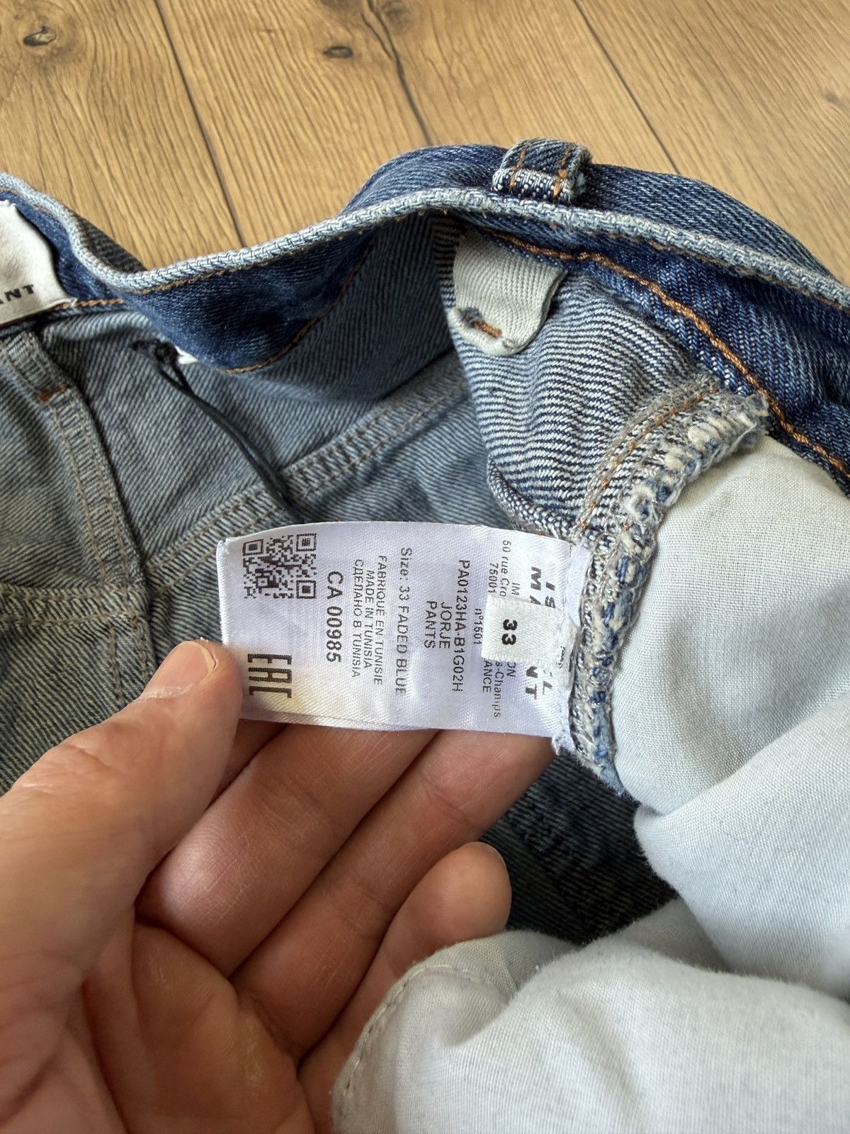 Isabel Marant MARANT Jorge Denim Wide Loose Fit Pants Size US 33 - 15 Thumbnail