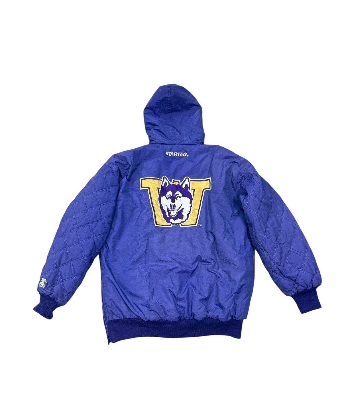 Kanto Starter RARE VINTAGE 90s STARTER HUSKIES PUFFER JACKET Size US XL / EU 56 / 4 - 1 Thumbnail