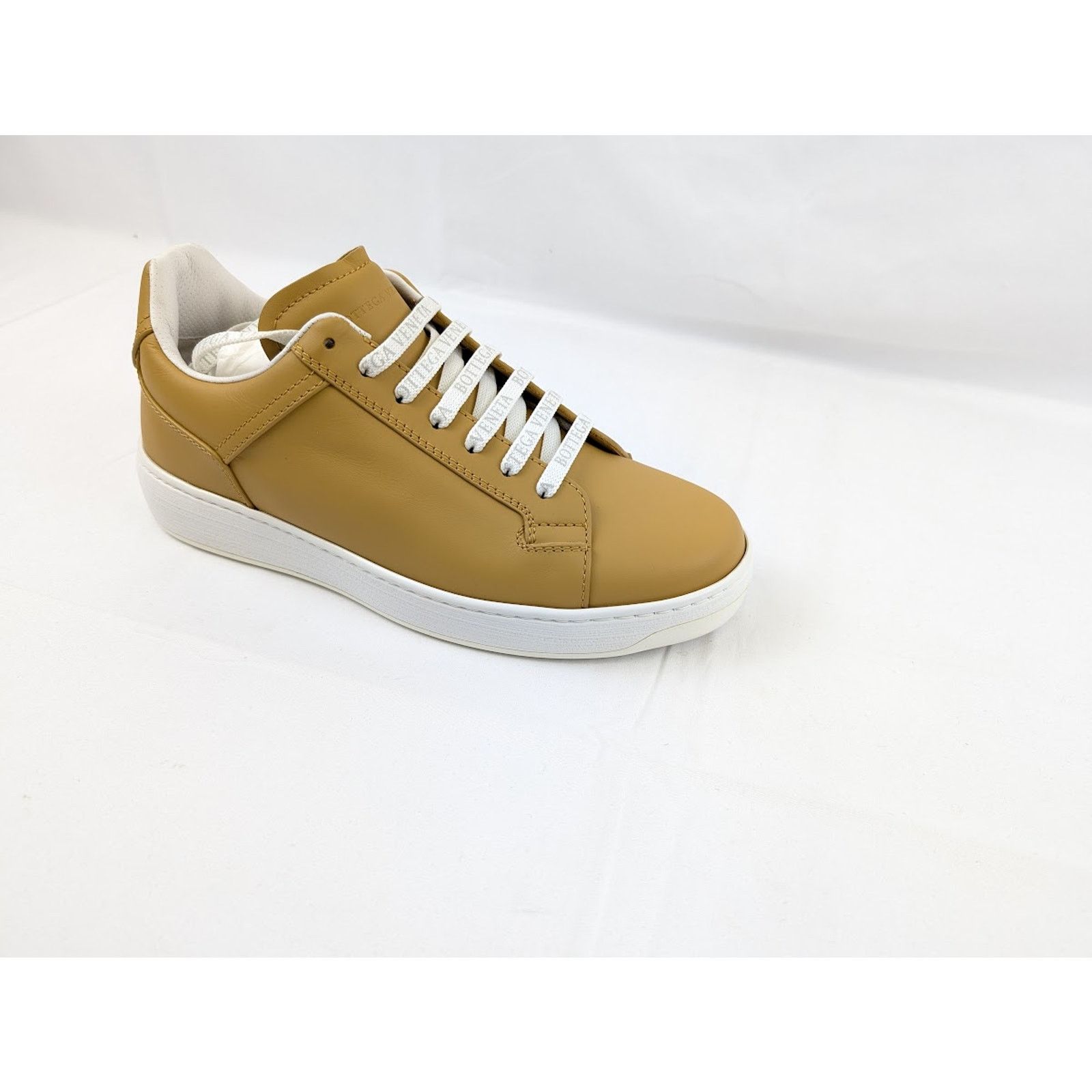 Bottega Veneta o1rshd1 Bolt Calf Sneaker Pelle S.GOMM in Butterscotch Size US 7.5 / EU 40-41 - 2 Thumbnail