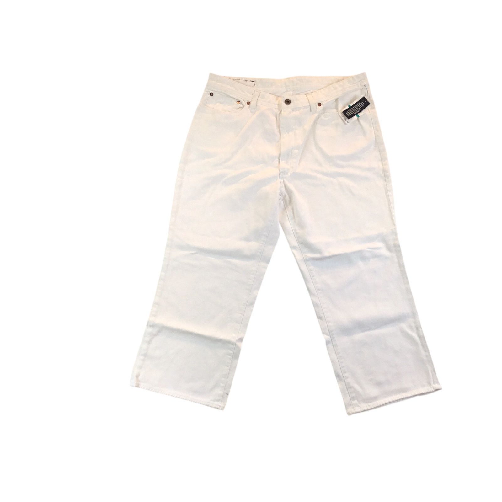 Polo Ralph Lauren Ralph Lauren Polo Jeans Company White 16 Cropped Relaxed NWT Size 38" / US 16 / IT 52 - 4 Thumbnail
