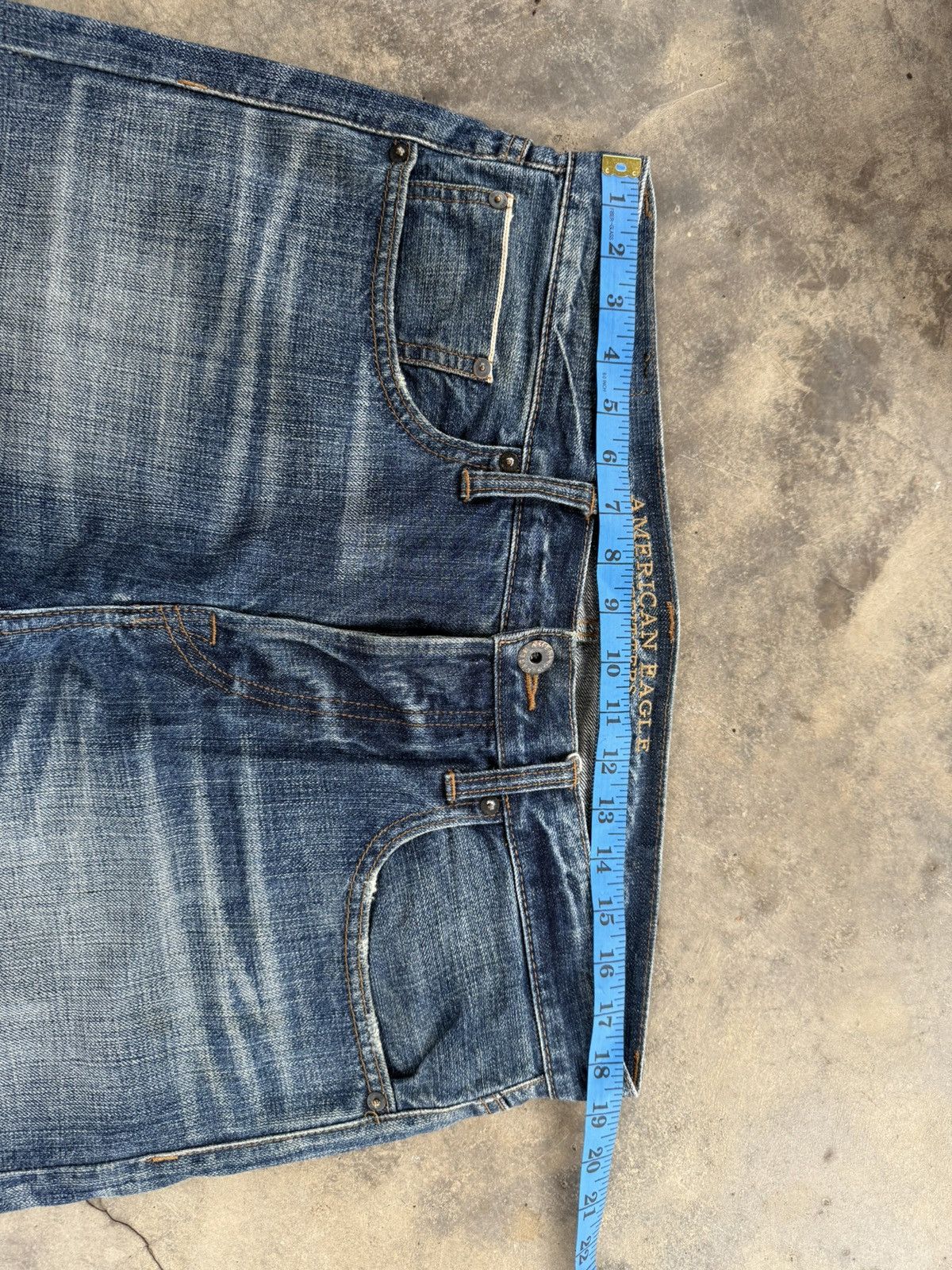 American Eagle Outfitters VINTAGE AEO SELVEGE JEANS DENIM PANTS Size US 36 / EU 52 - 6 Thumbnail