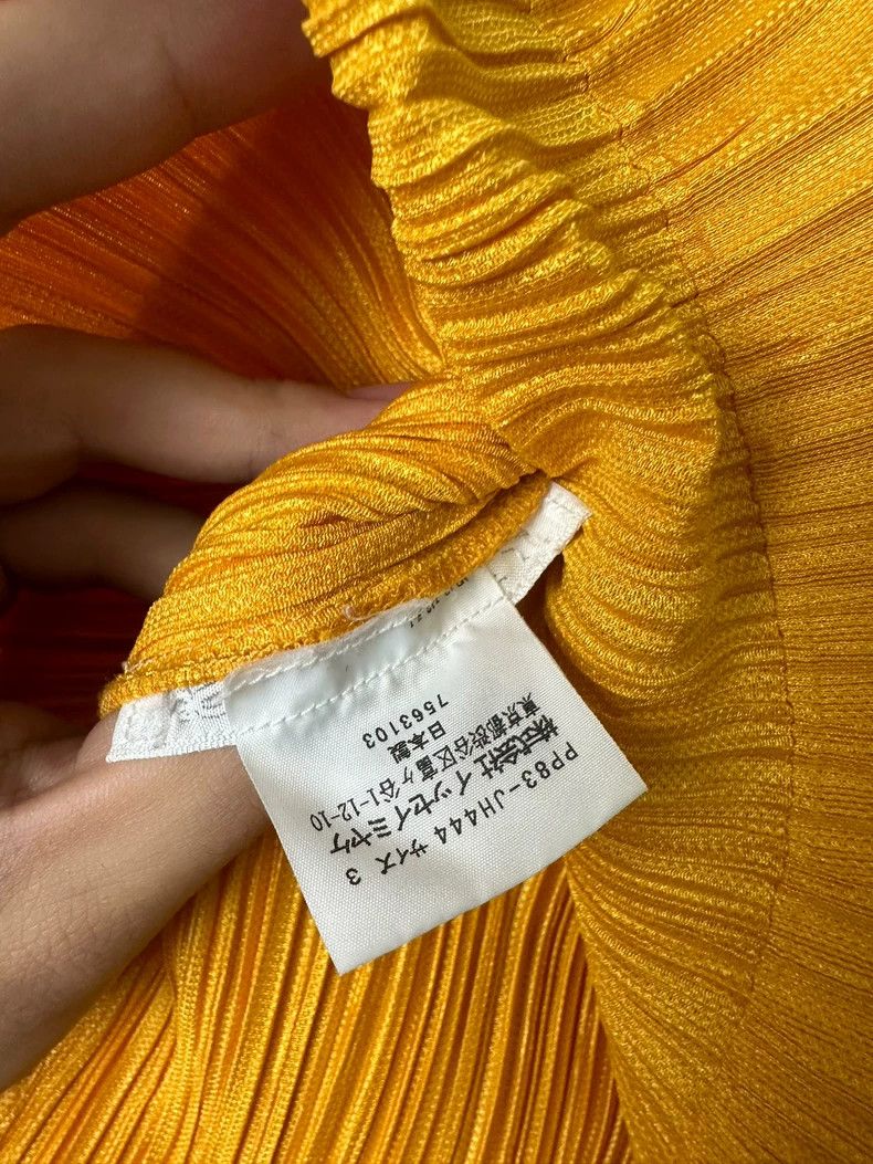 Issey Miyake Issey Miyake size:3 Yellow summer short skirt dress Size XS / US 0-2 / IT 36-38 - 7 Thumbnail