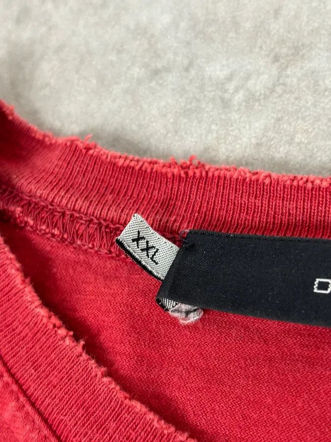 Dsquared2 AW2005 Dsquared2 Red Cotton Che Guevara Graphic Longsleeve T-Shirt Size US L / EU 52-54 / 3 - 9 Thumbnail