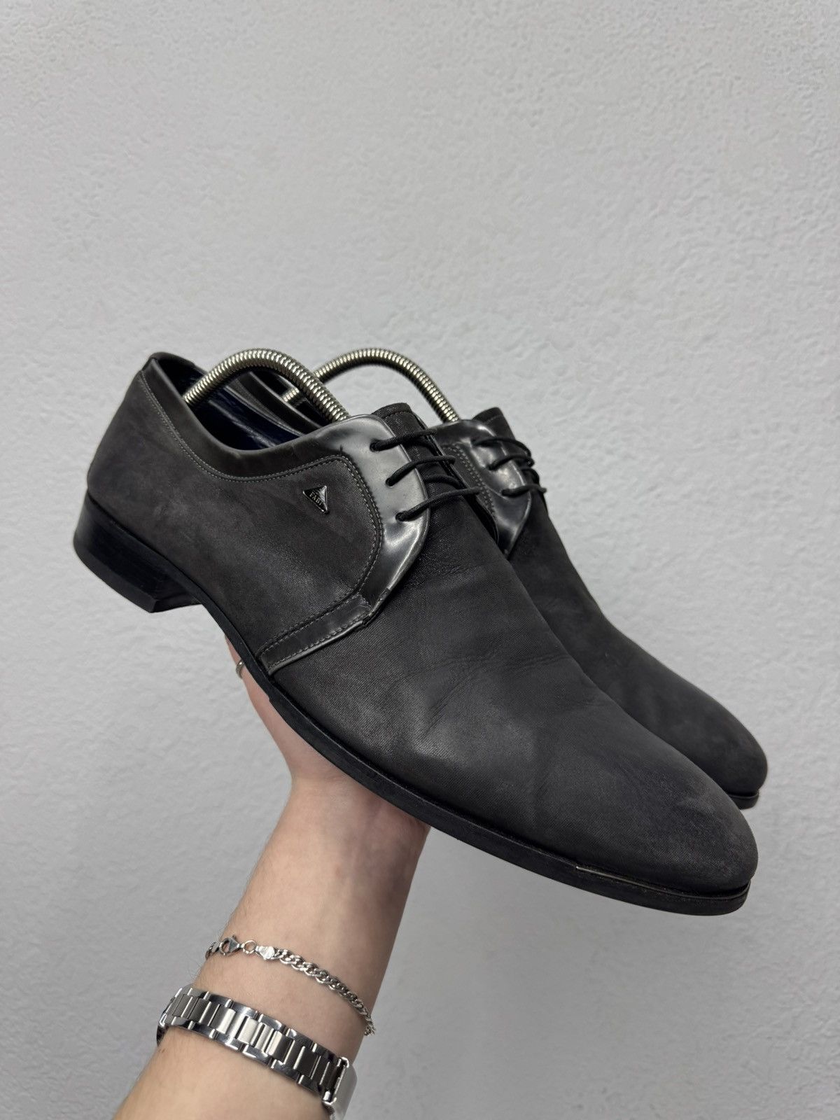 FABI Shoes Luxury FABI Elegant Suede Italian Desig Leather Prada Size US 12 / EU 45 - 2 Thumbnail
